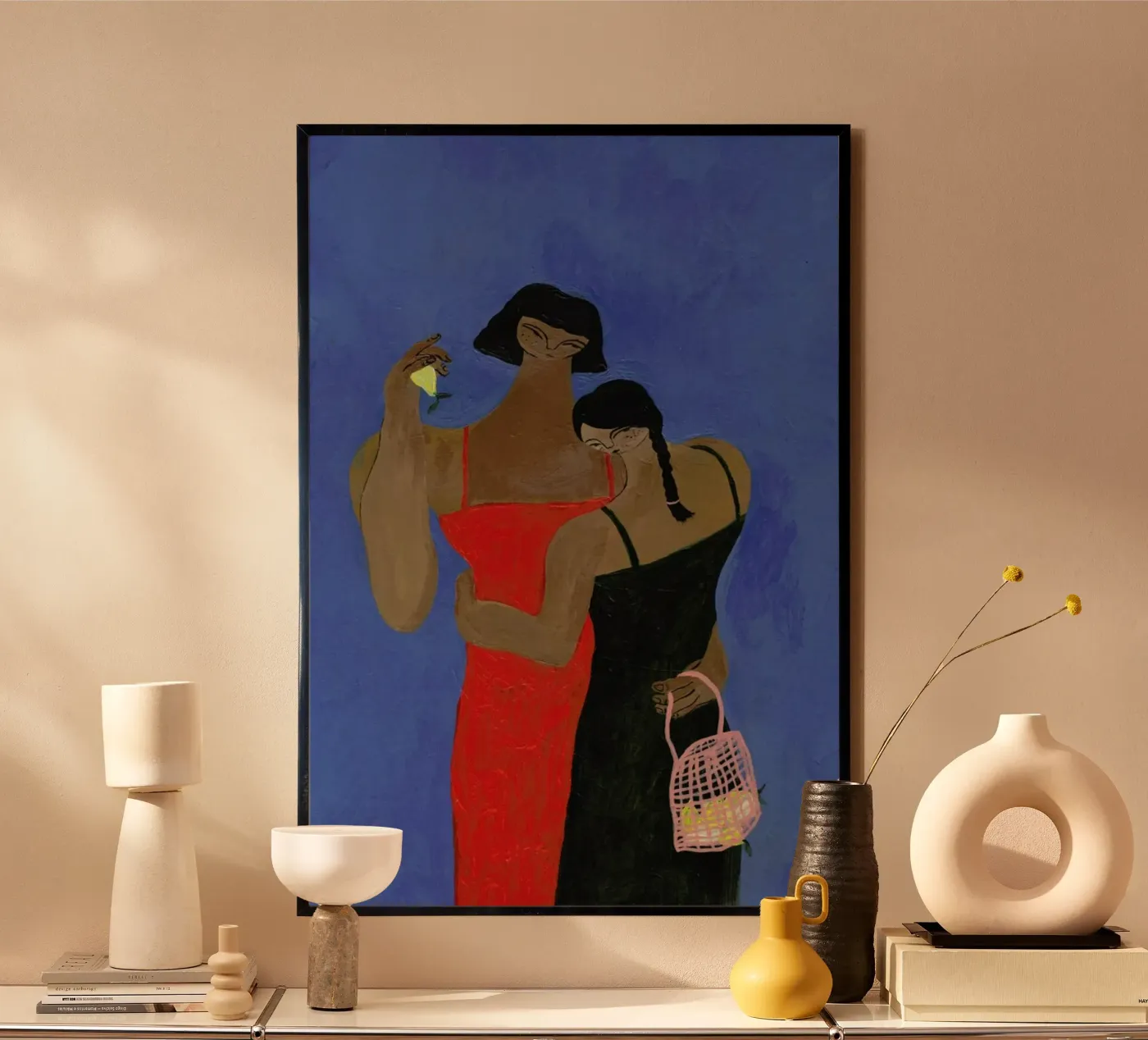 Lemons poster de Nudes and Croissants