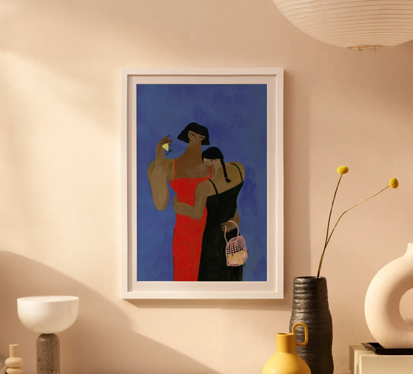 Lemons poster de Nudes and Croissants