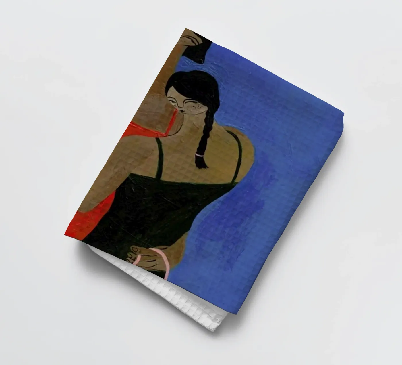 Lemons Geschirrtuch von Nudes and Croissants