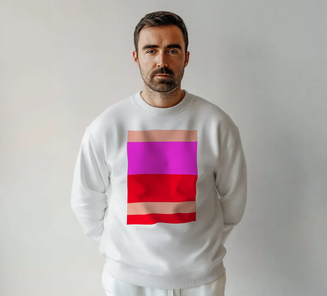 COPENHAGEN. Colorblock. 1 sweatshirt van FRICKE DESIGN