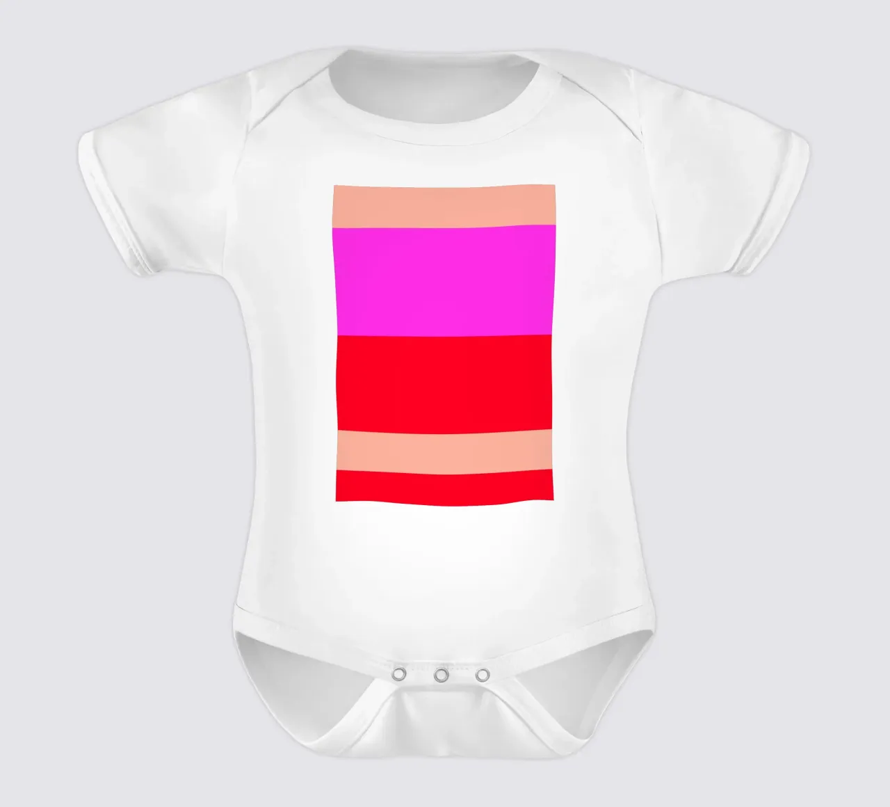 COPENHAGEN. Colorblock. 1 body neonato maniche corte da FRICKE DESIGN