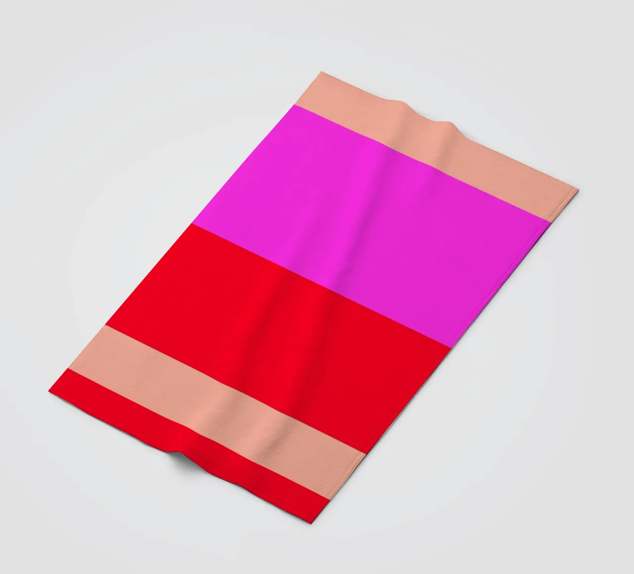 COPENHAGEN. Colorblock. 1 coperta in pile da FRICKE DESIGN