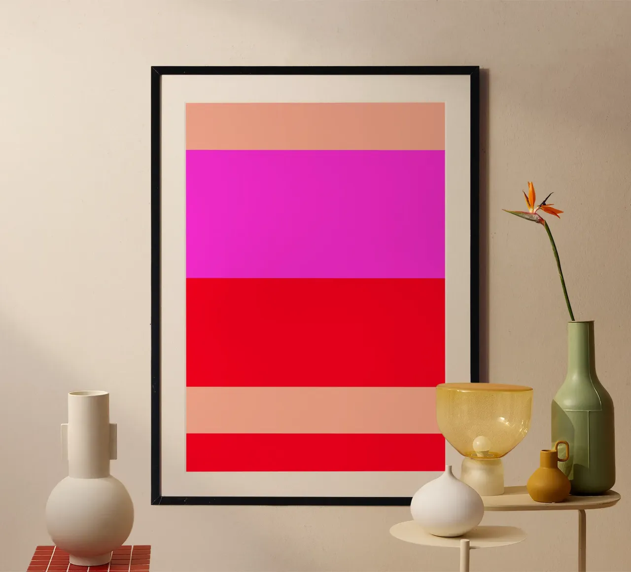 COPENHAGEN. Colorblock. 1 carta hahnemühle da FRICKE DESIGN