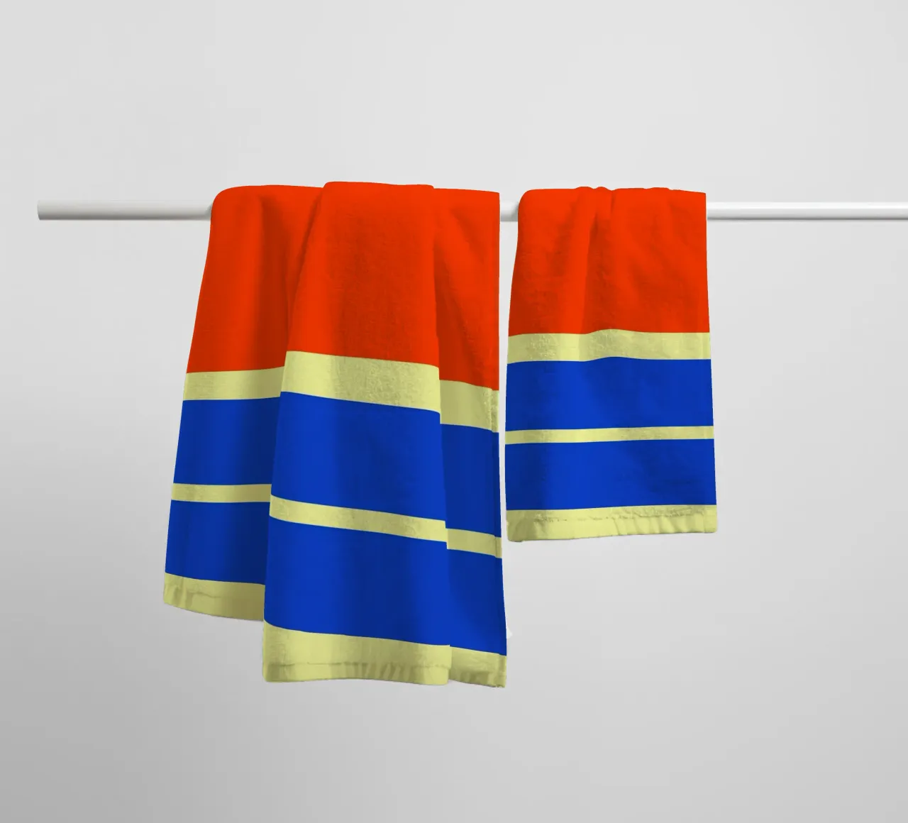 MARSEILLE. Colorblock 3. asciugamano da bagno da FRICKE DESIGN