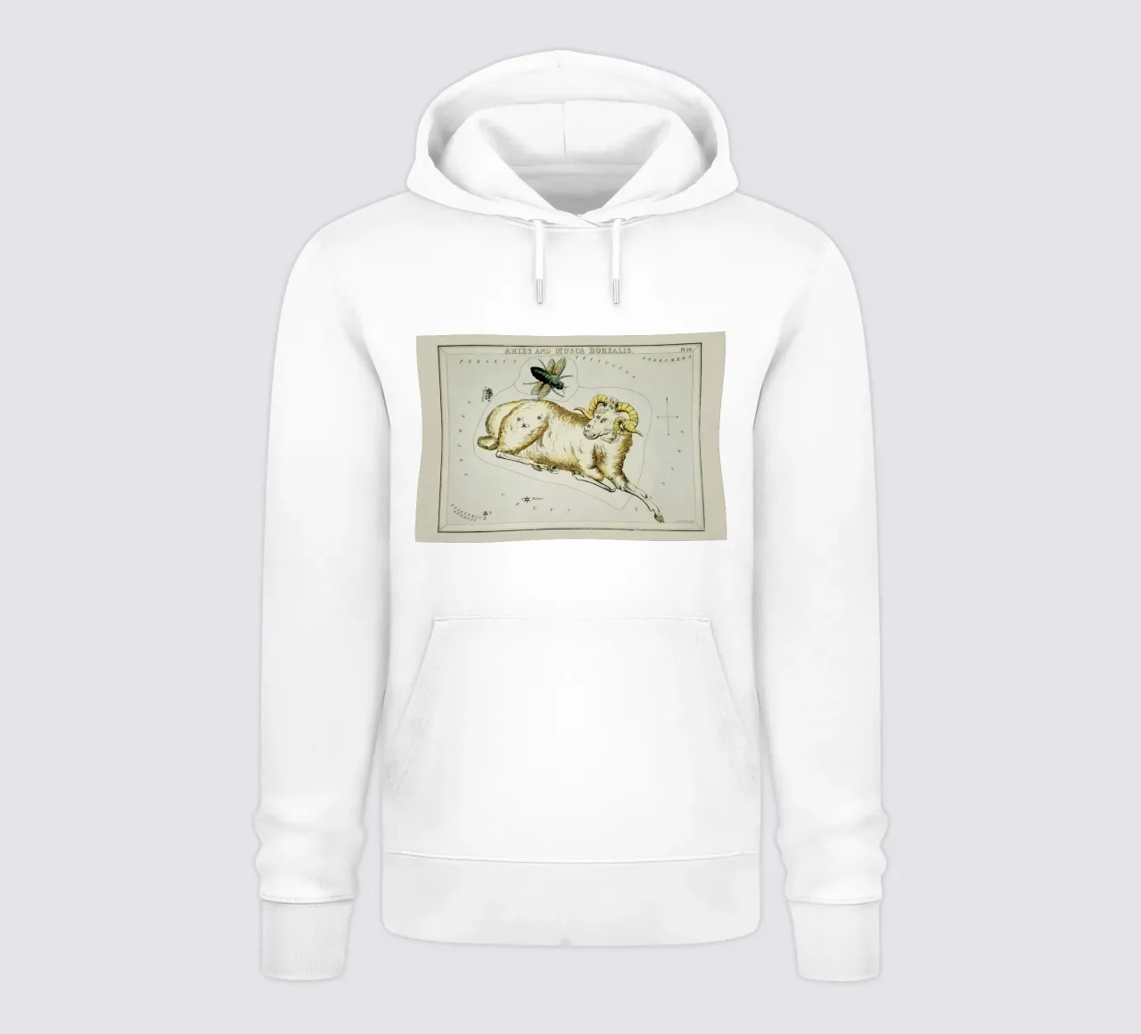Aries felpa con cappuccio da Vintage by JUNIQE