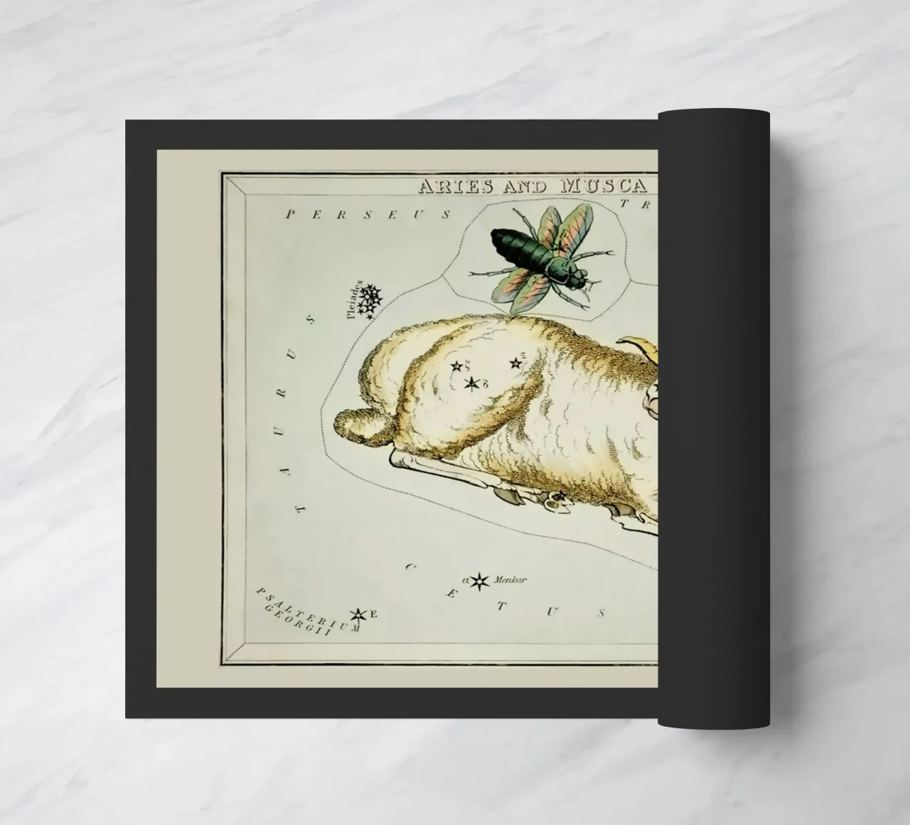 Aries deurmat van Vintage by JUNIQE