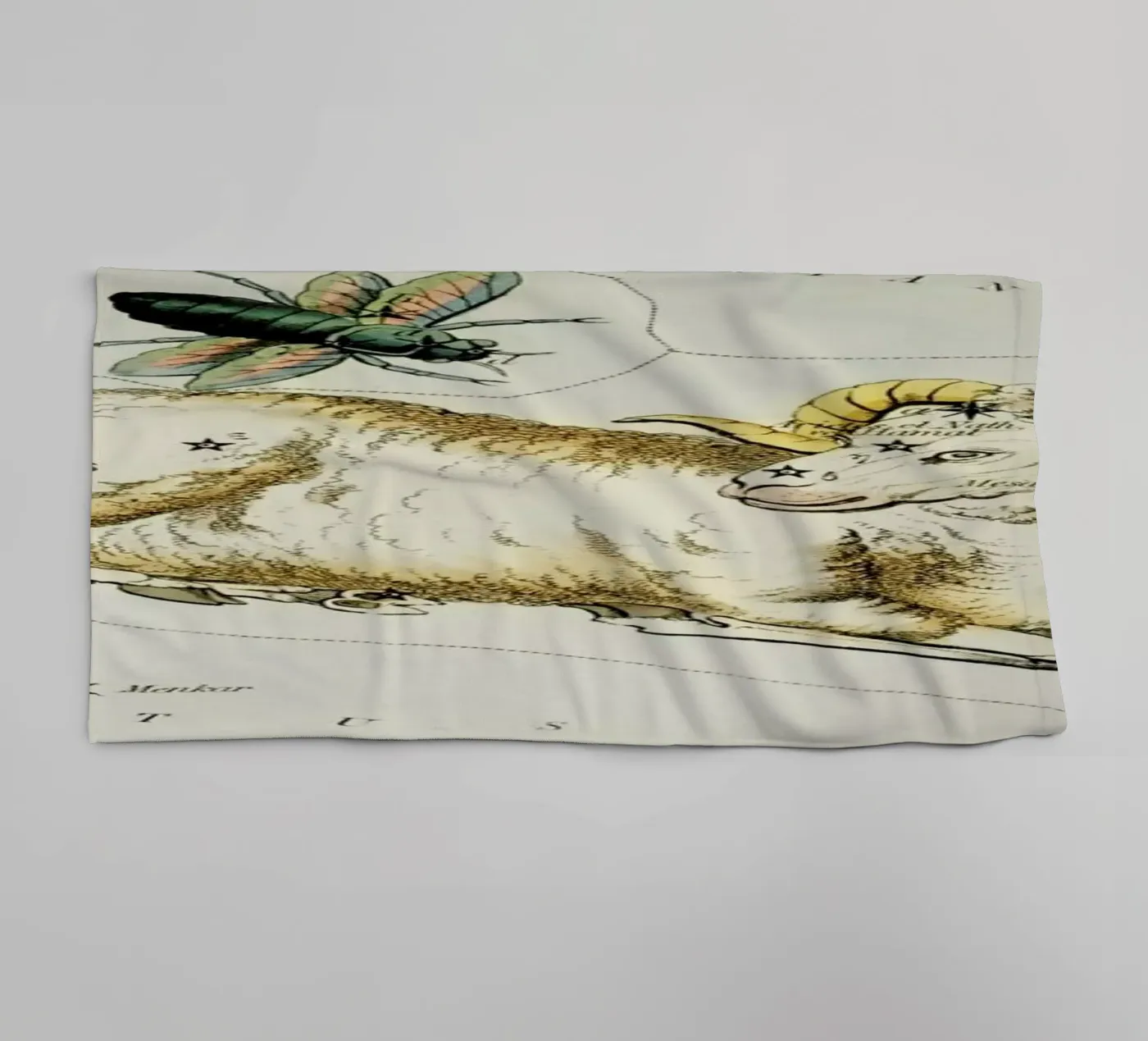 Aries badhanddoek van Vintage by JUNIQE