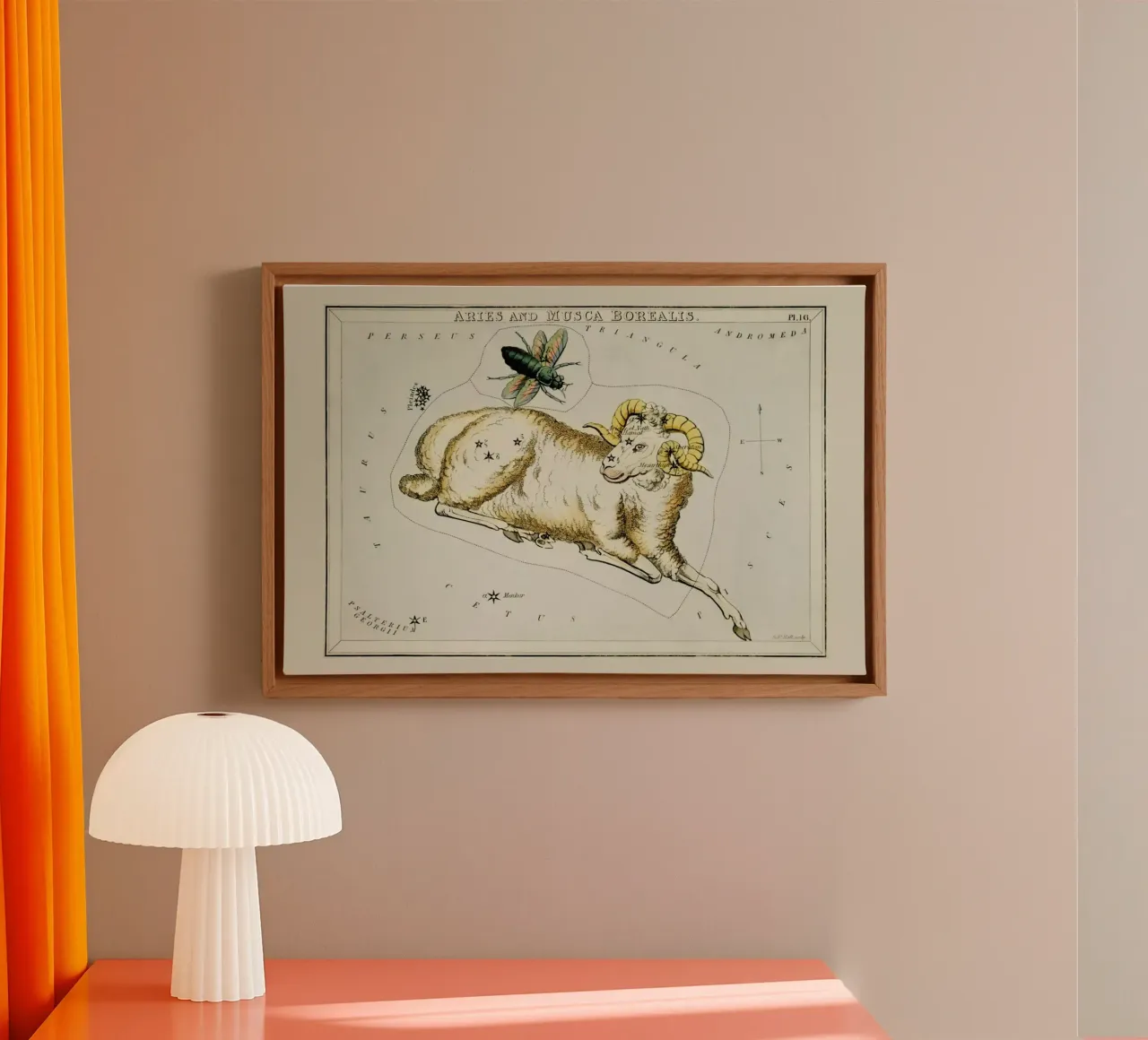 Aries canvas by Vintage by JUNIQE
