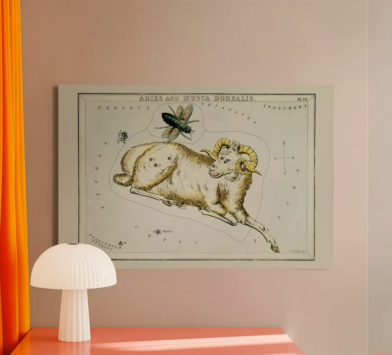 Aries canvas by Vintage by JUNIQE