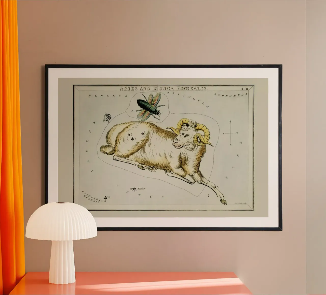 Aries poster van Vintage by JUNIQE