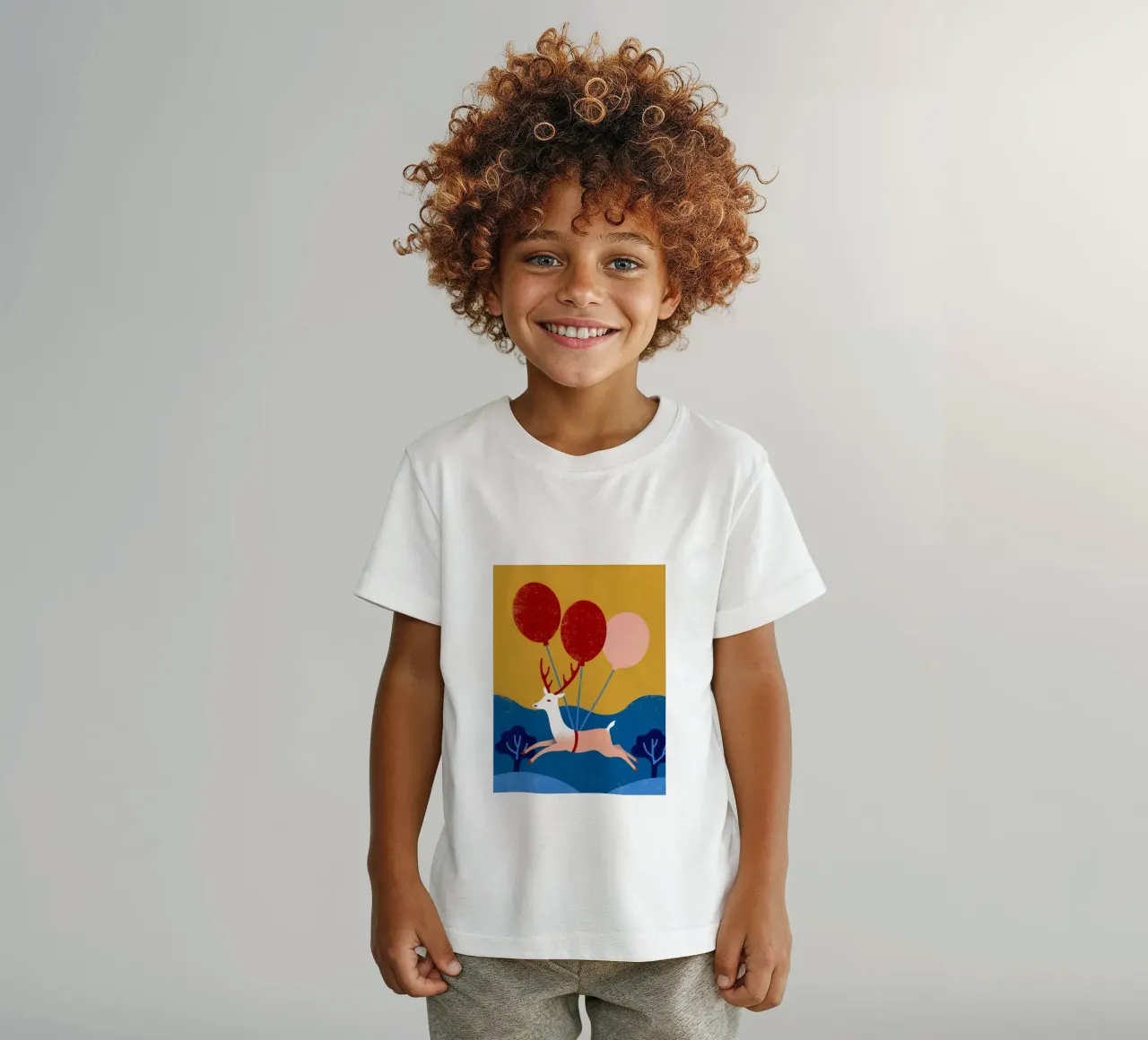 Cerf avec ballon t-shirt enfant de THE LATEST SHOP