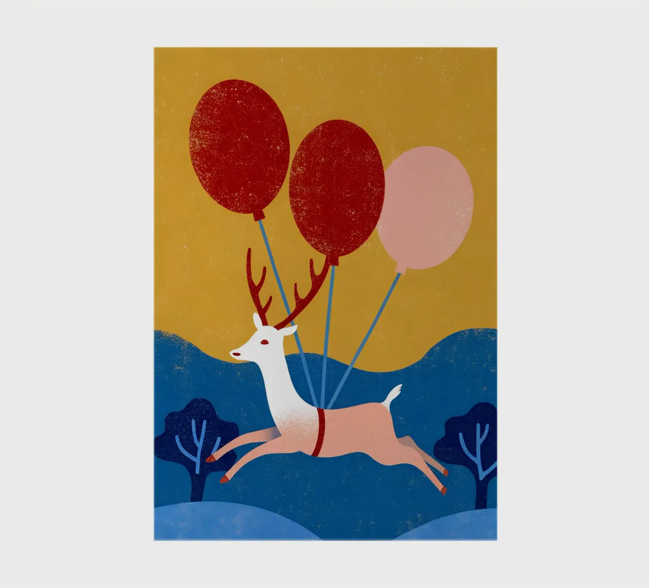 Cervo con palloncino diario da THE LATEST SHOP