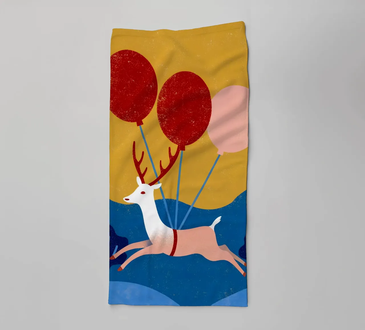 Cervo con palloncino asciugamano da bagno da THE LATEST SHOP