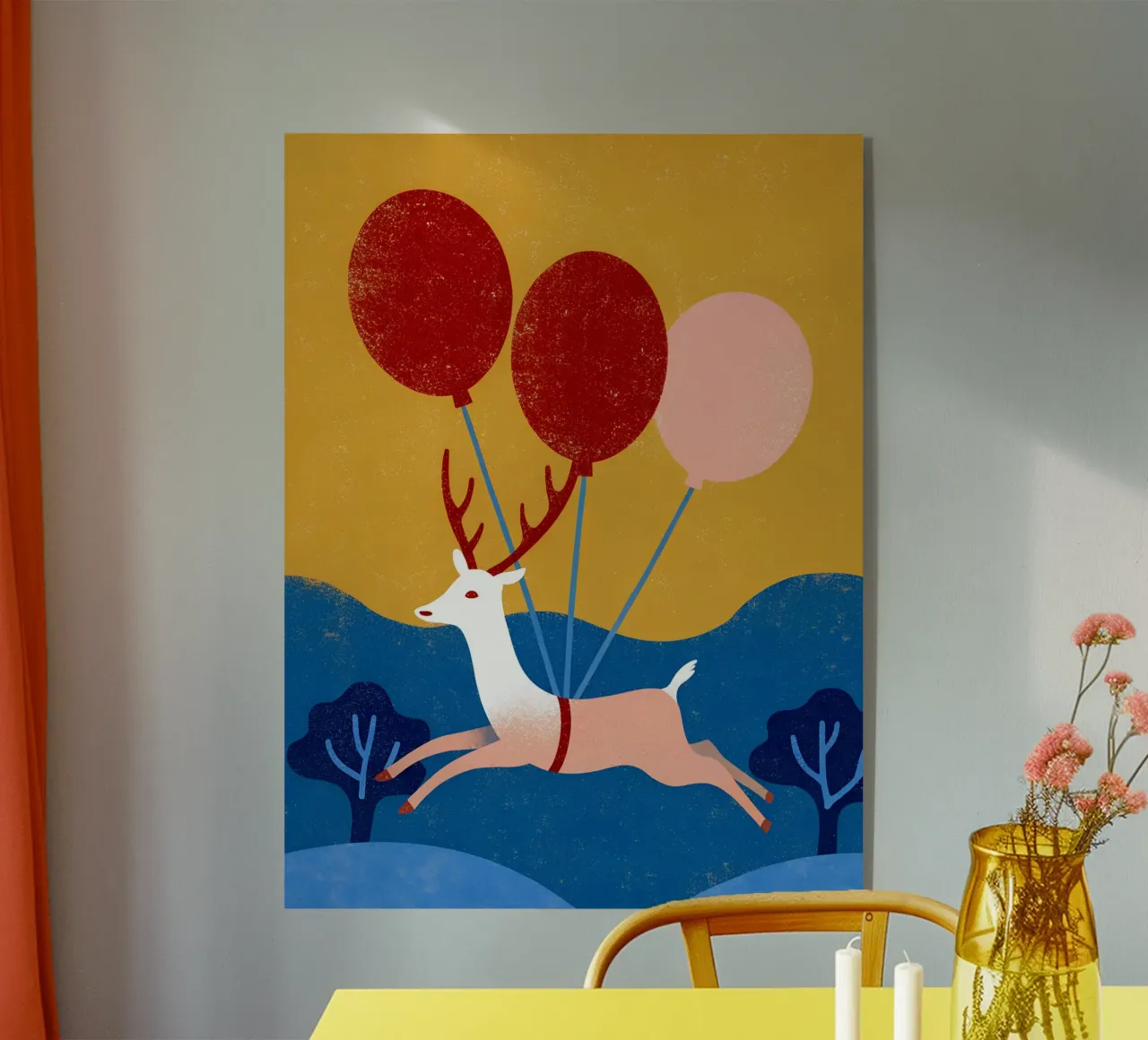 Cervo con palloncino plexiglass da THE LATEST SHOP