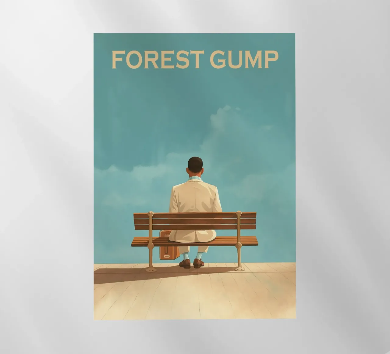forest gump film kunst übermalen Backlit Folie von inaras