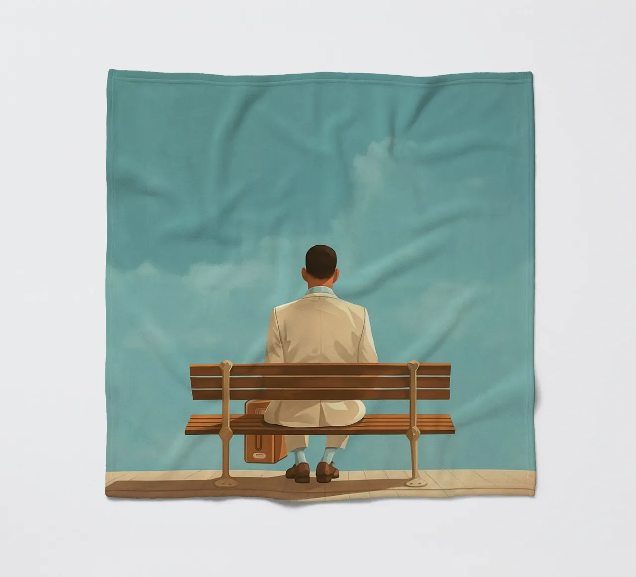 ridipingere il film di Forest Gump coperta in pile da inaras