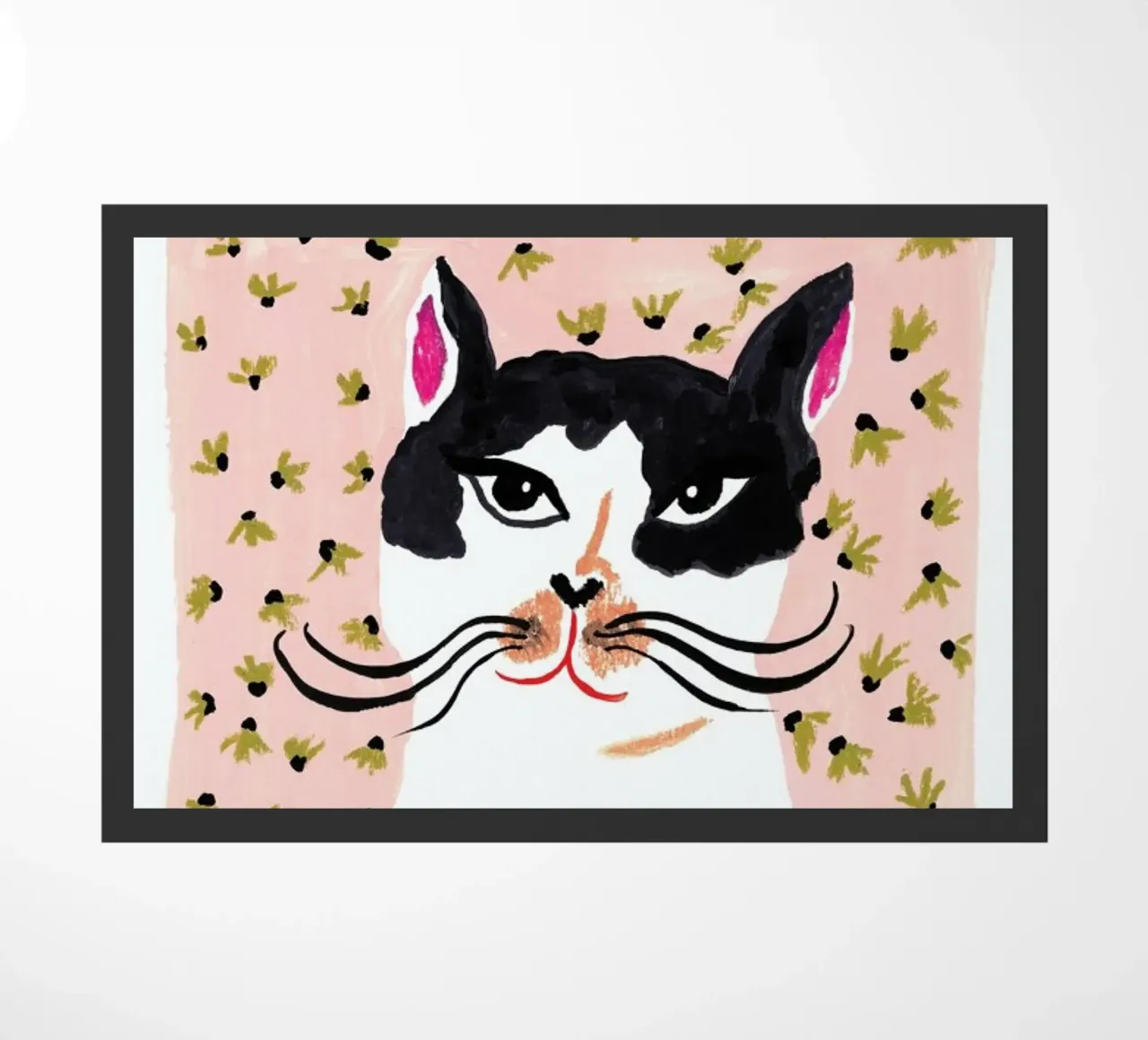 Cat Portrait deurmat van Atelier Mave