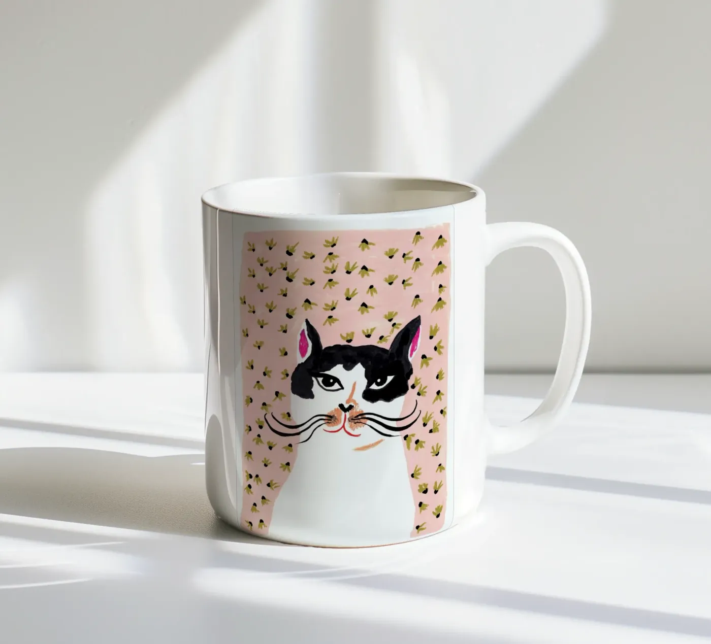 Cat Portrait mug en céramique de Atelier Mave