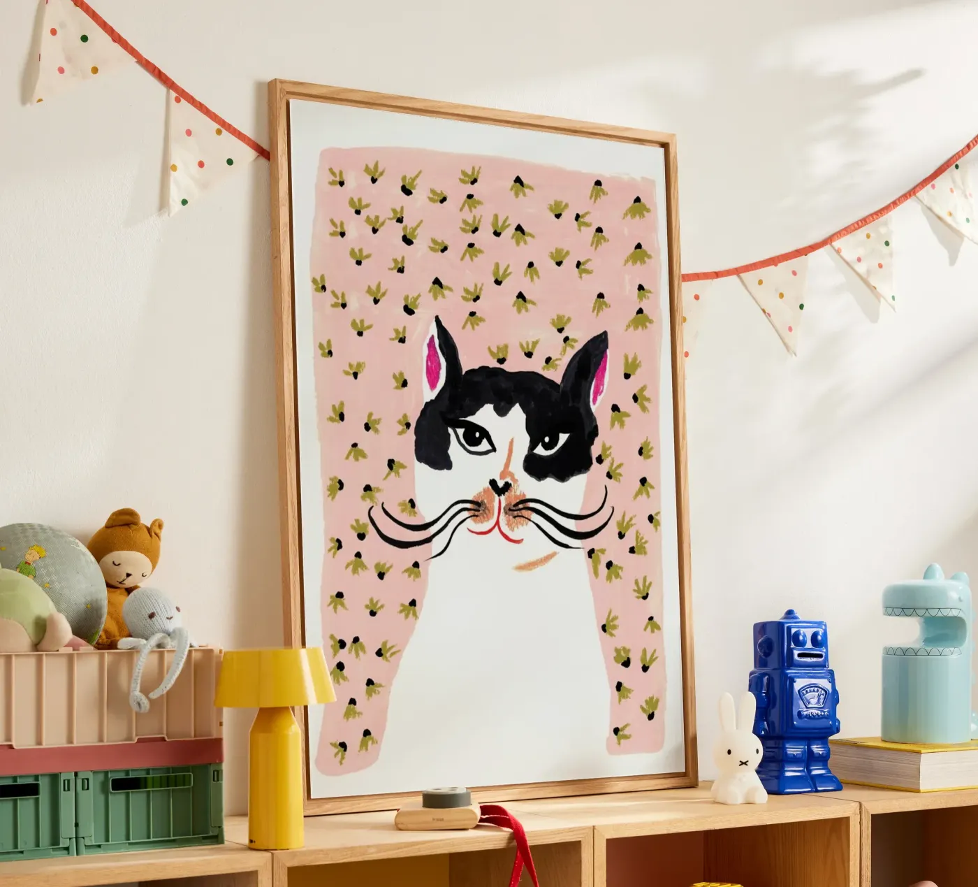 Cat Portrait Acryl-Glas von Atelier Mave