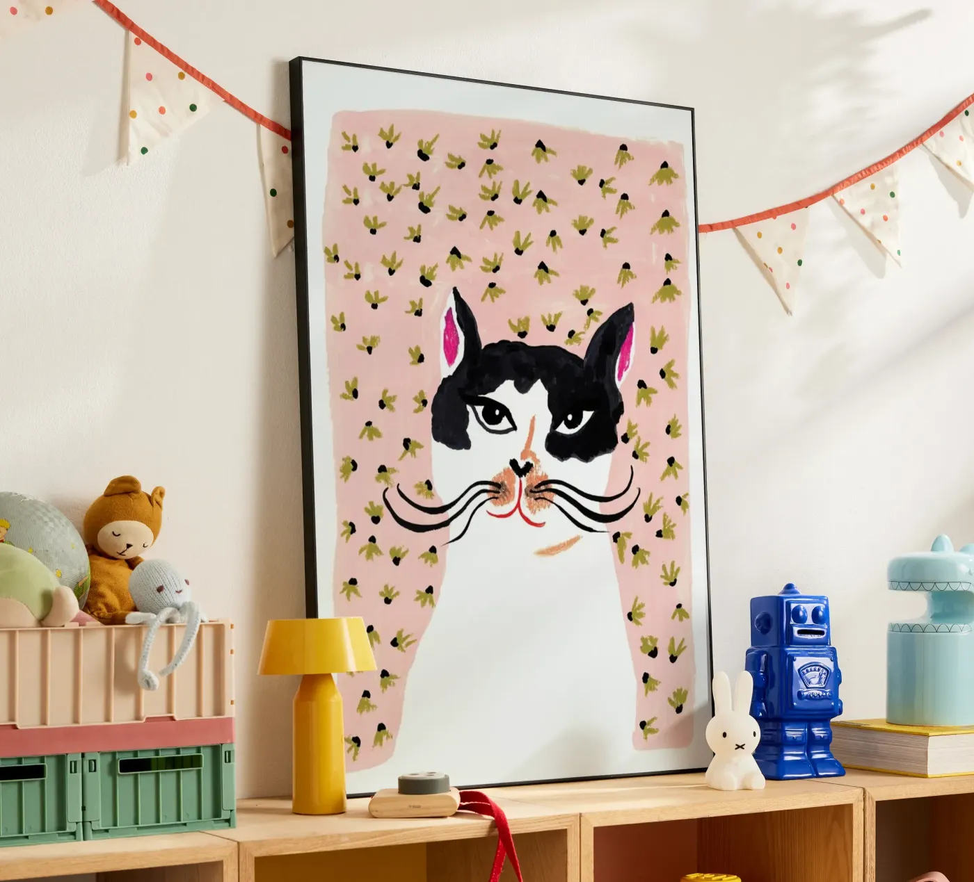 Cat Portrait pannello forex da Atelier Mave