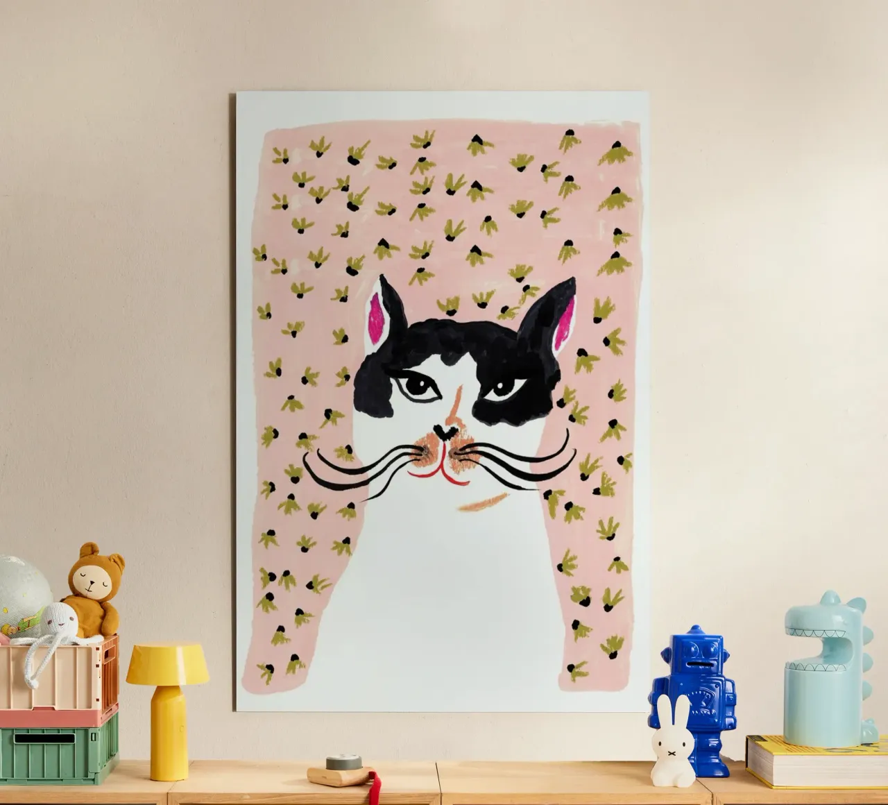 Cat Portrait pannello forex da Atelier Mave