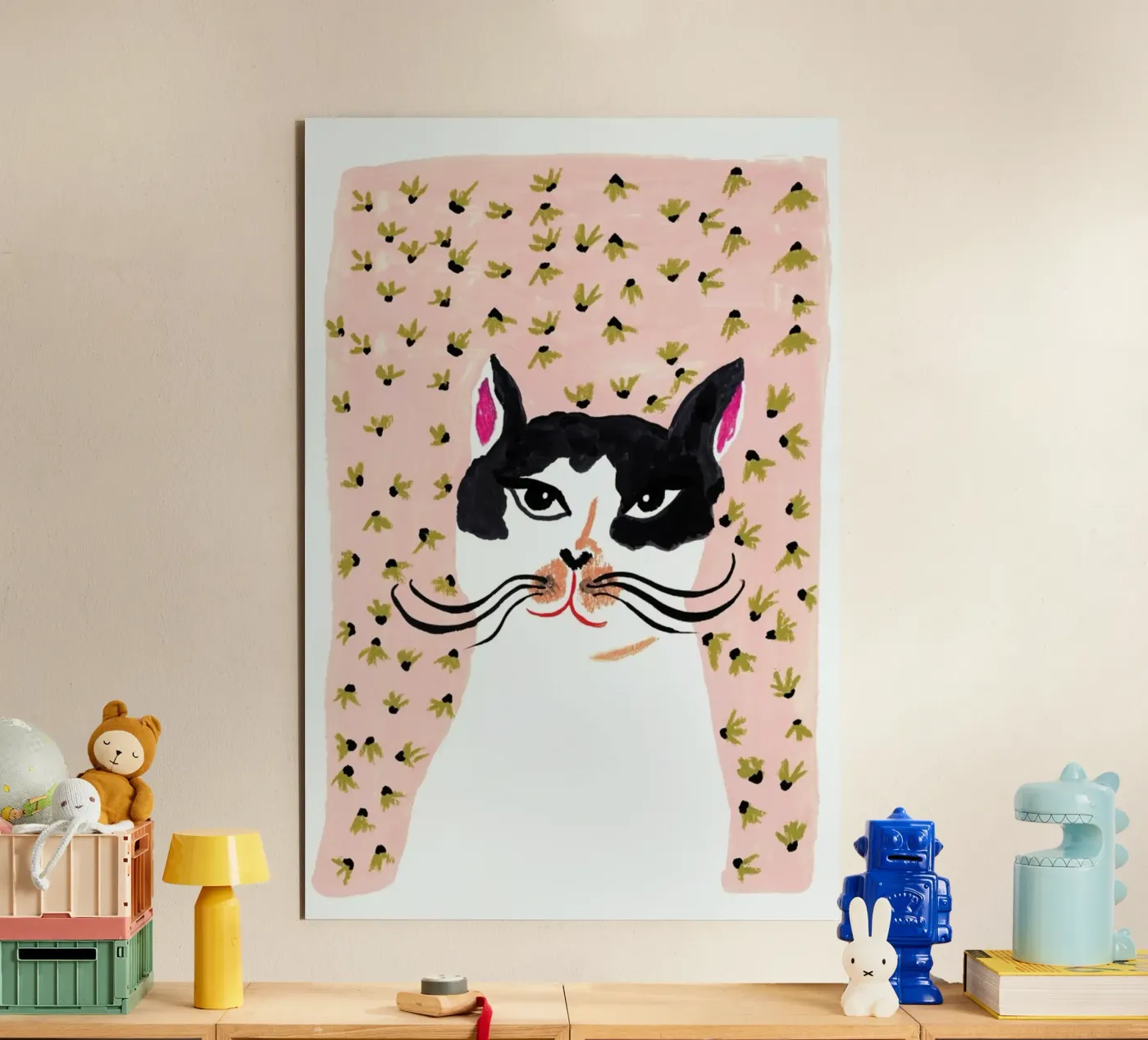 Cat Portrait pannello forex da Atelier Mave