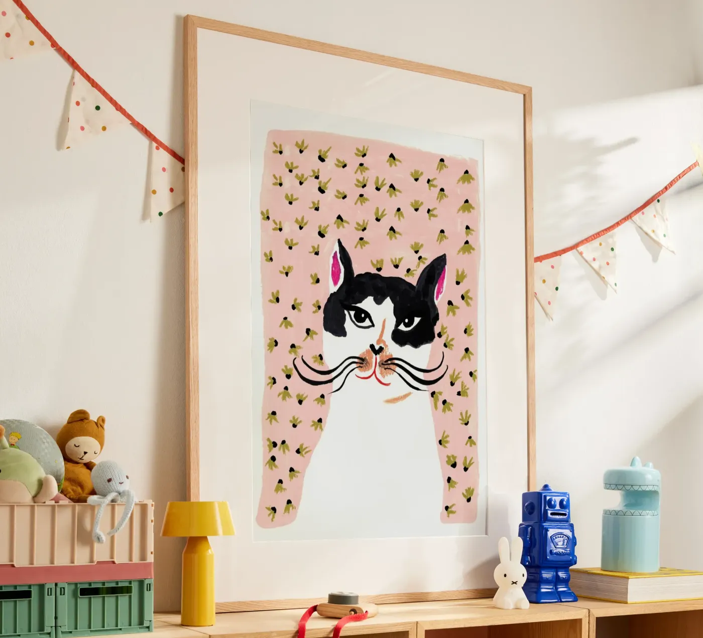 Cat Portrait Poster von Atelier Mave