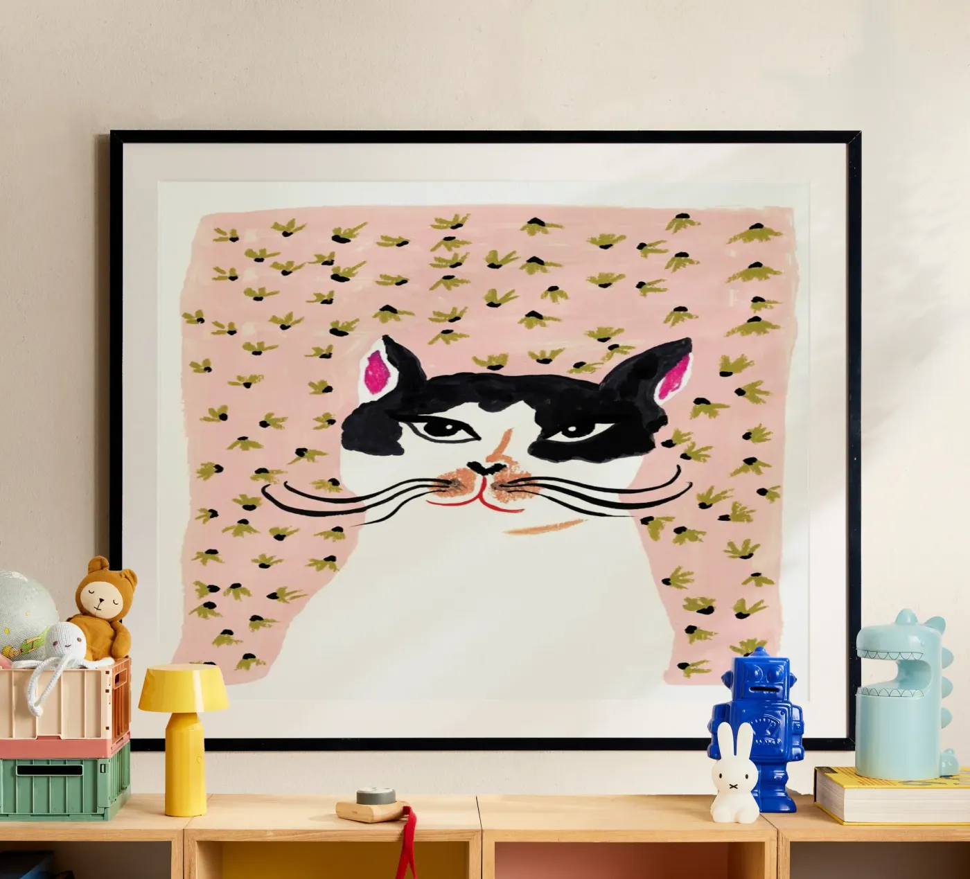 Cat Portrait Poster von Atelier Mave