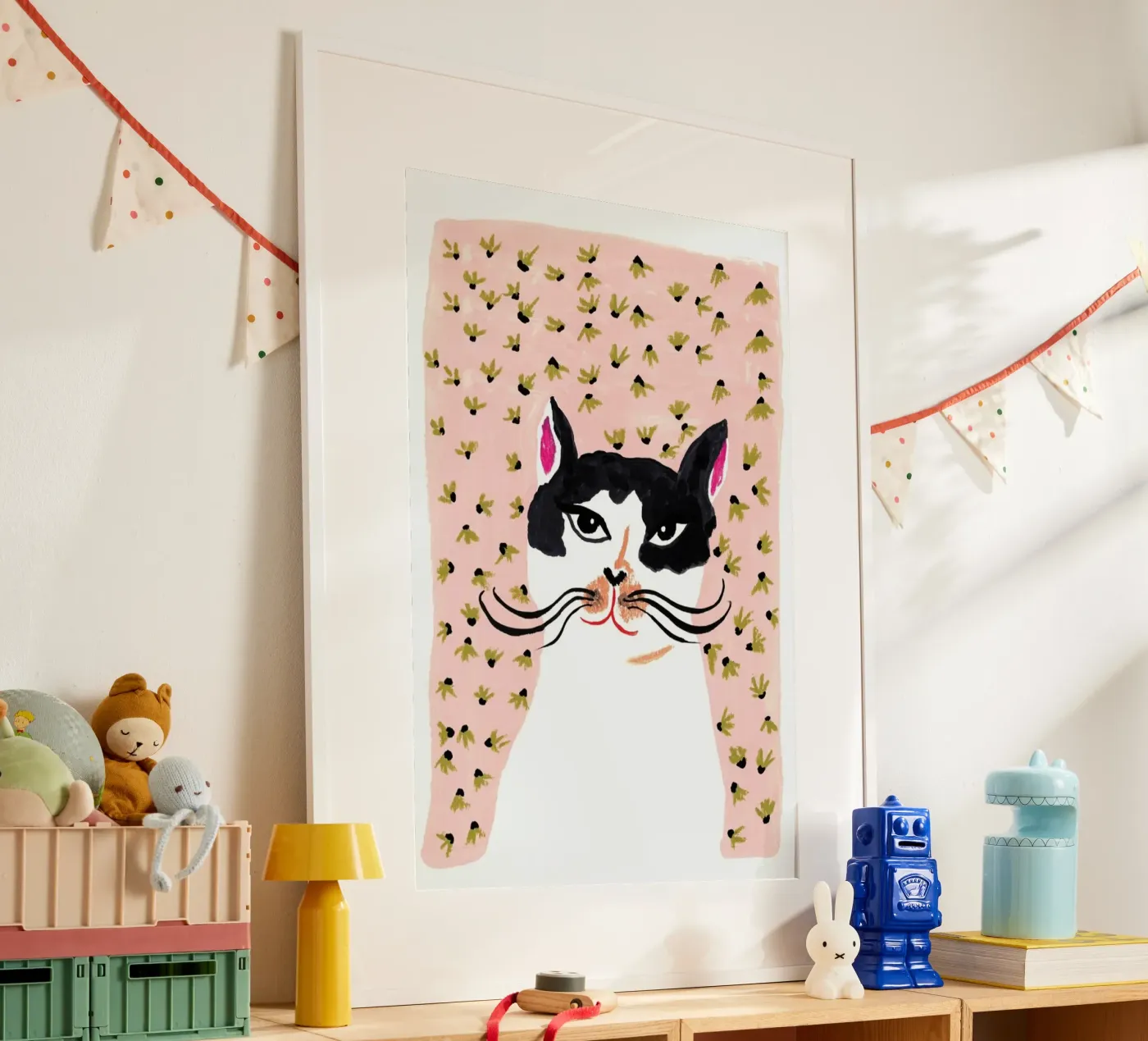 Cat Portrait Poster von Atelier Mave