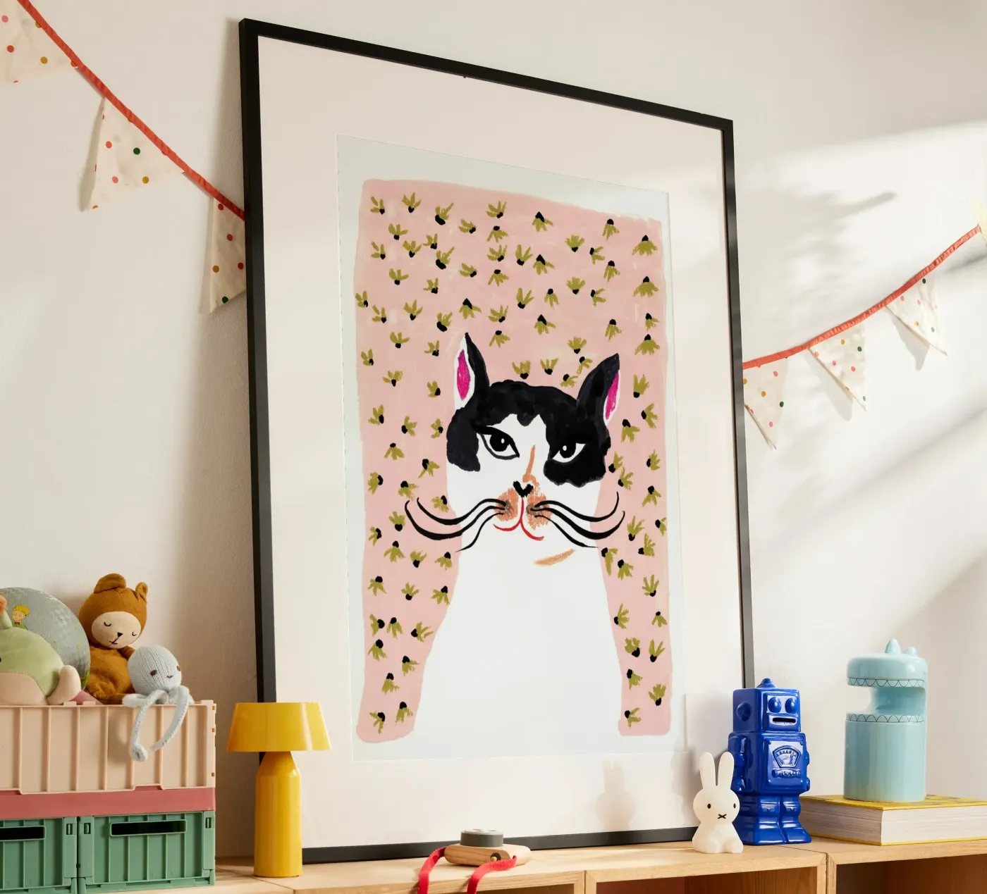Cat Portrait Poster von Atelier Mave