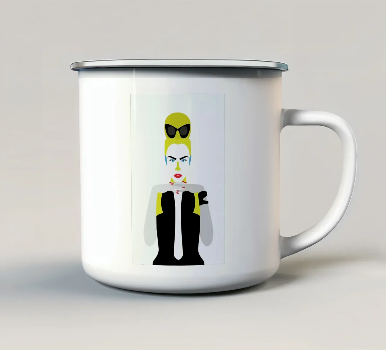 Cara Blond tazza in smalto da Dignity