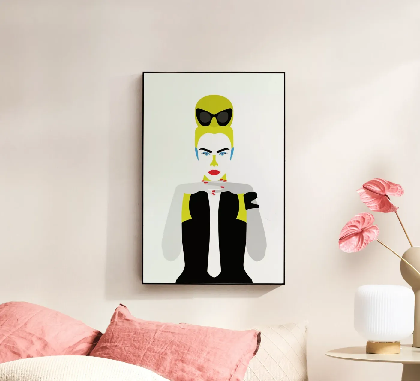 Cara Blond acrylic glass by Dignity