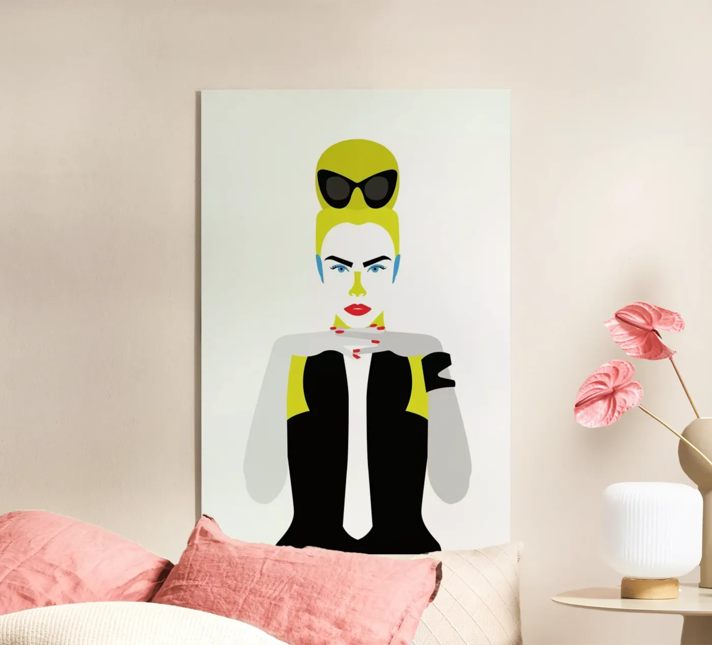 Cara Blond acrylic glass by Dignity