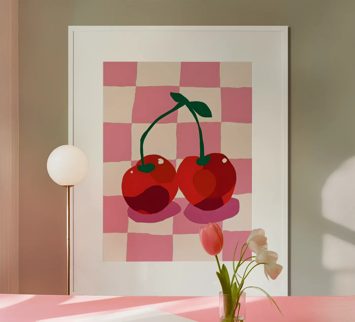 The Cherries poster van Gypsy Galleria