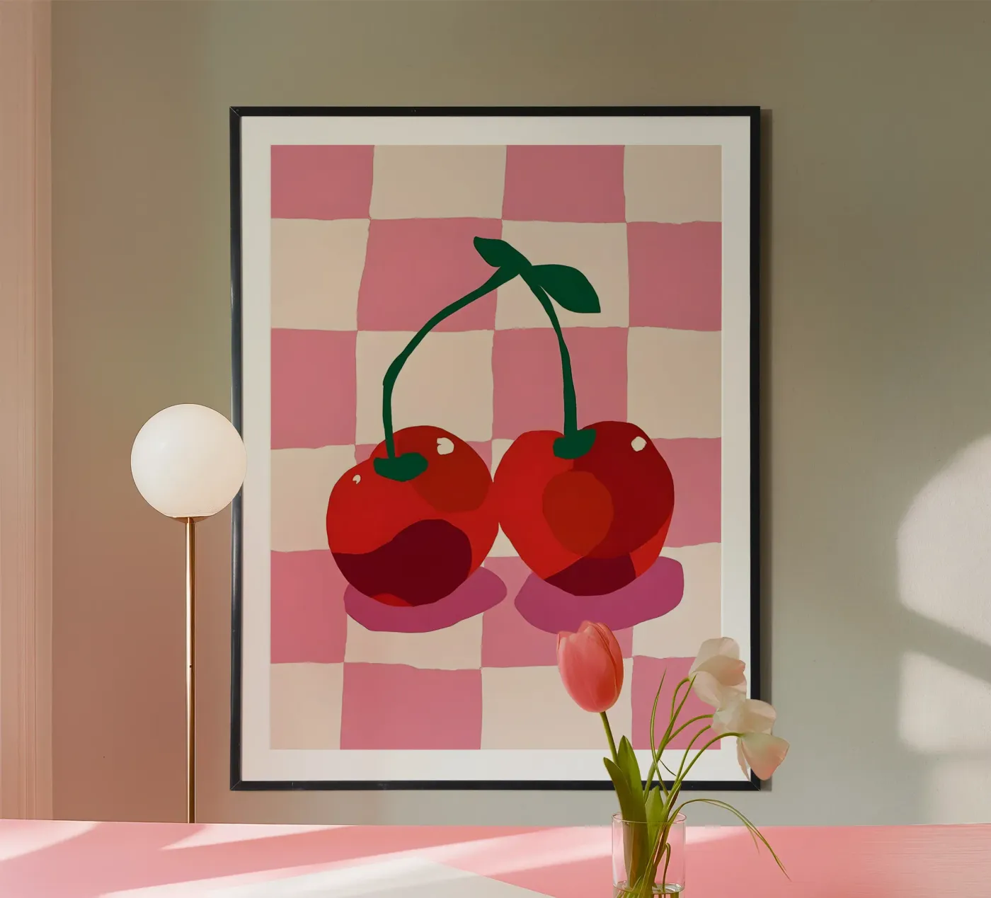 The Cherries poster van Gypsy Galleria