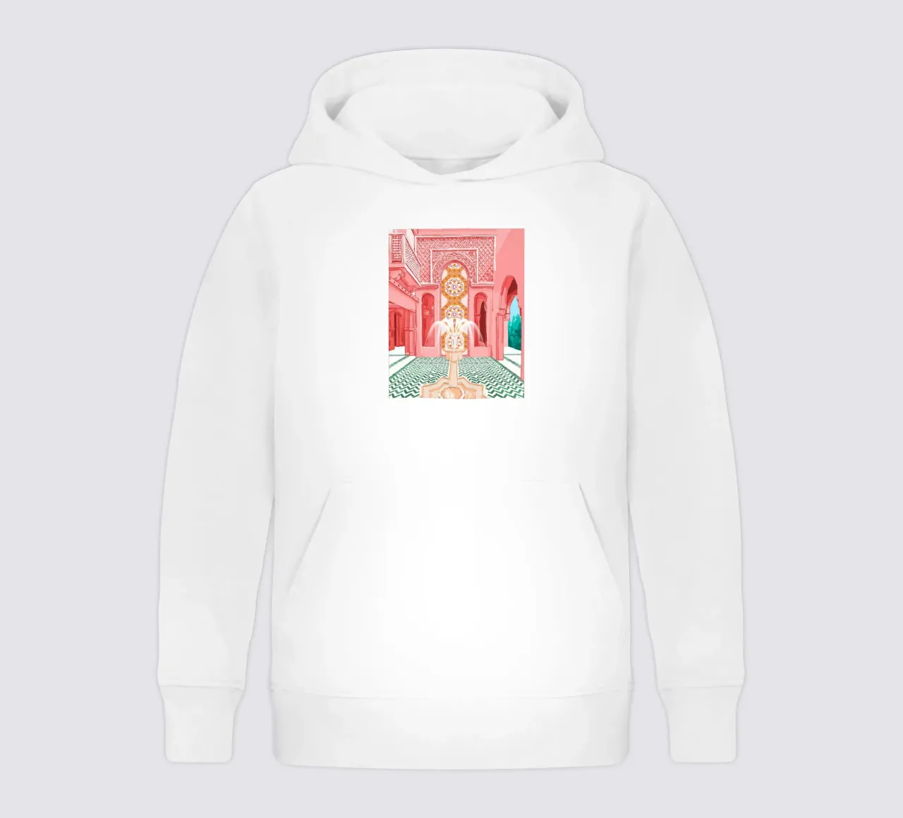 Architektur des Blush Palace Kinder Hoodie von 83oranges