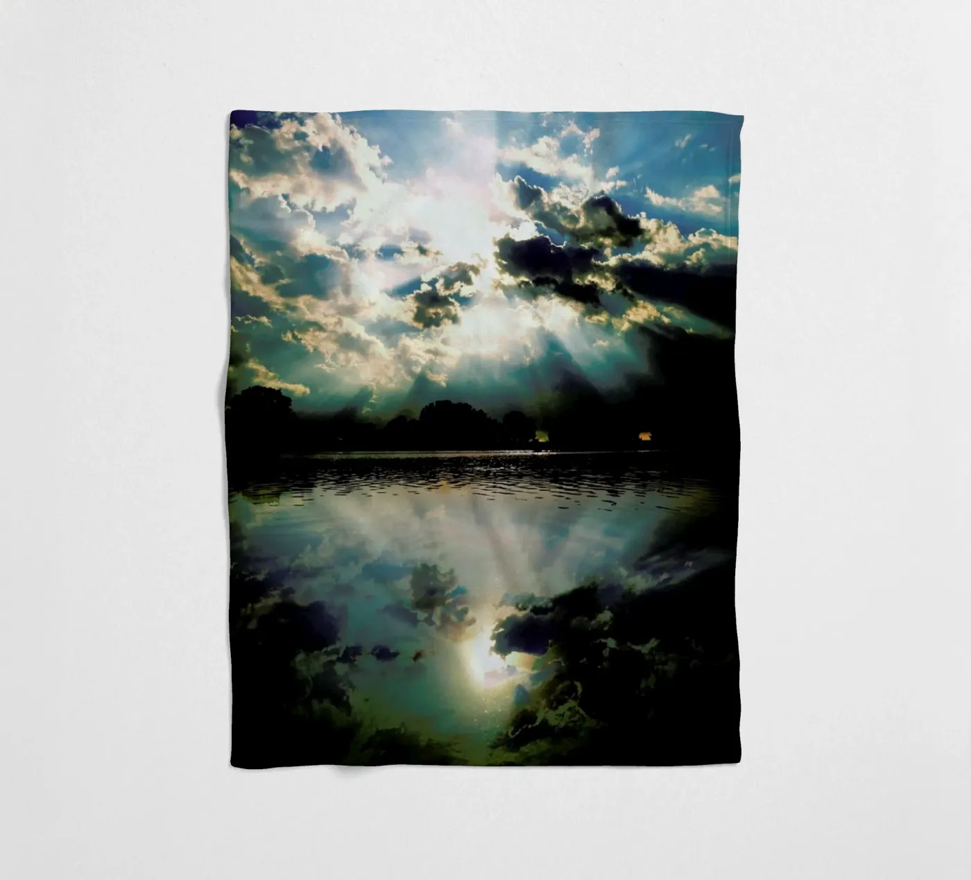 The Rays Fleecedecke von Angelo Cerantola