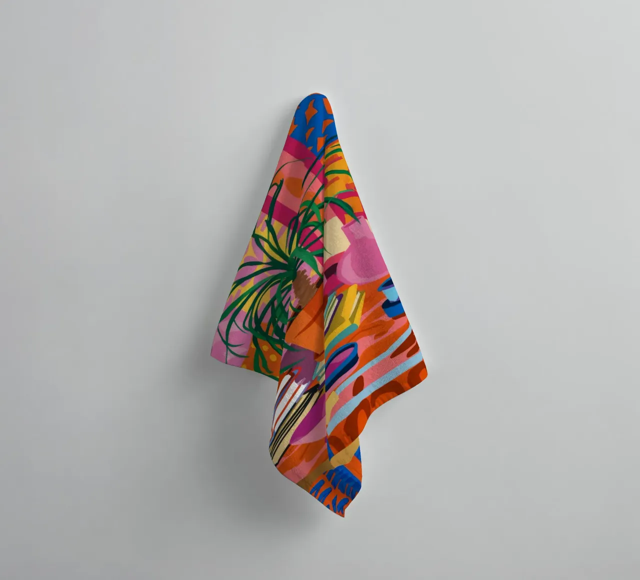 Bohemian Reading Nook towel by Pake Nebula