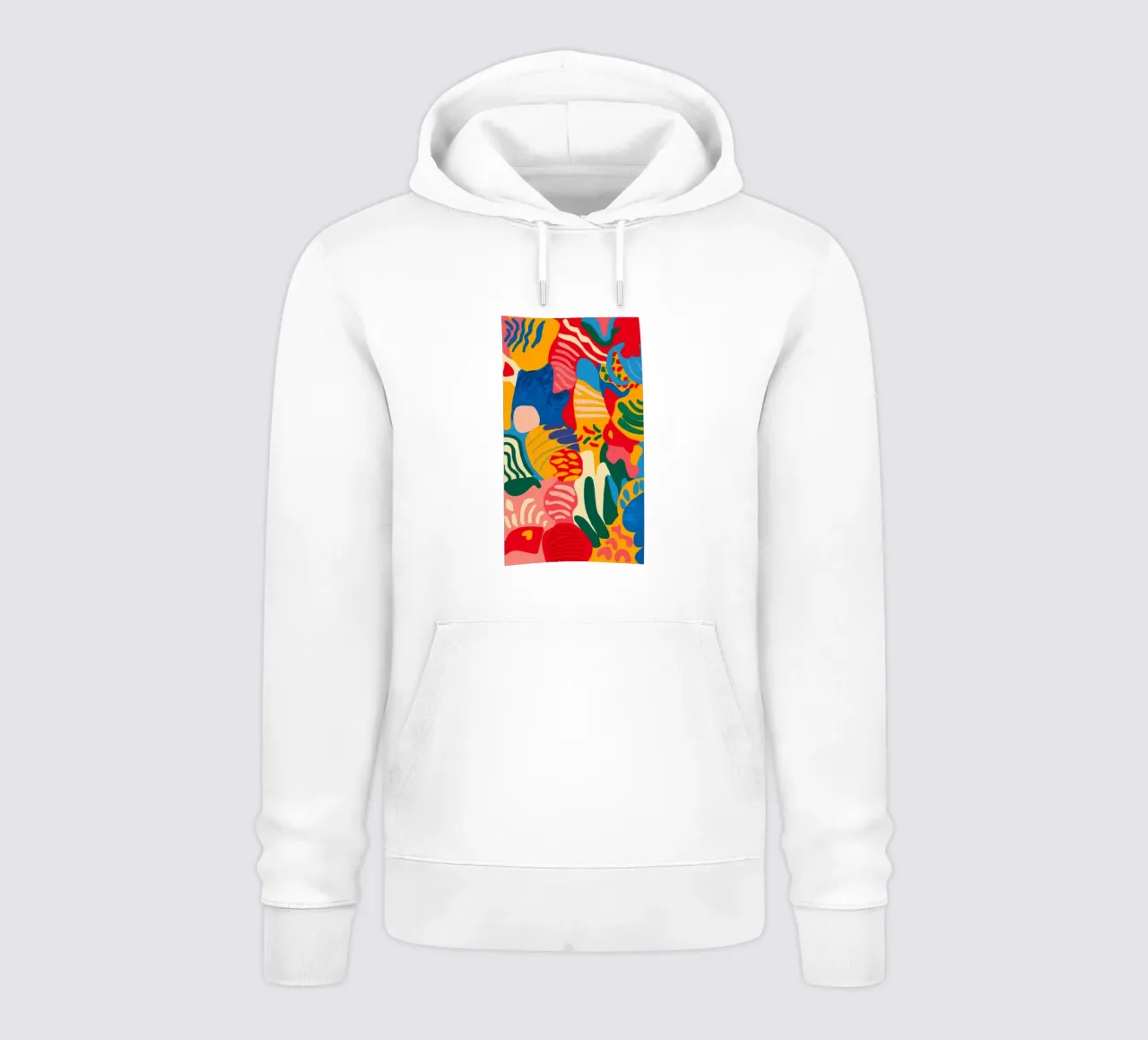Abstrakte Korallenblüte Hoodie von Pake Nebula