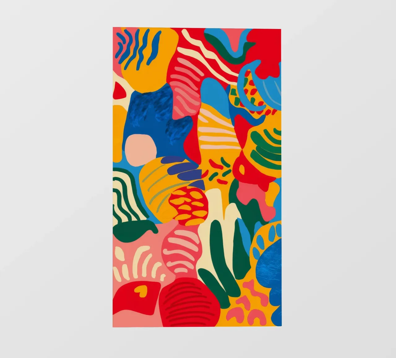 Flor de coral abstracta papel para pared de Pake Nebula