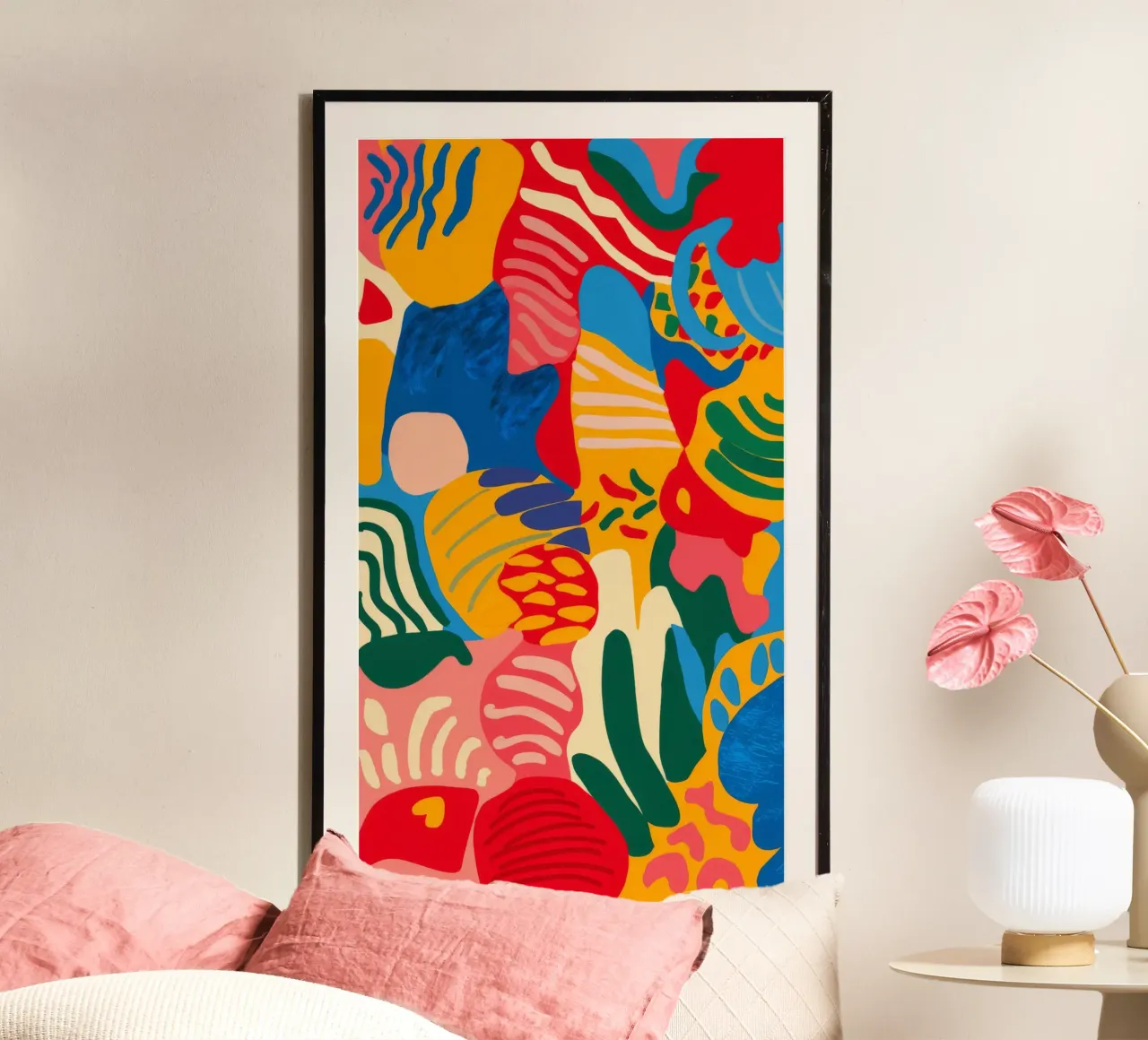 Abstract Coral Bloom hahnemühle by Pake Nebula