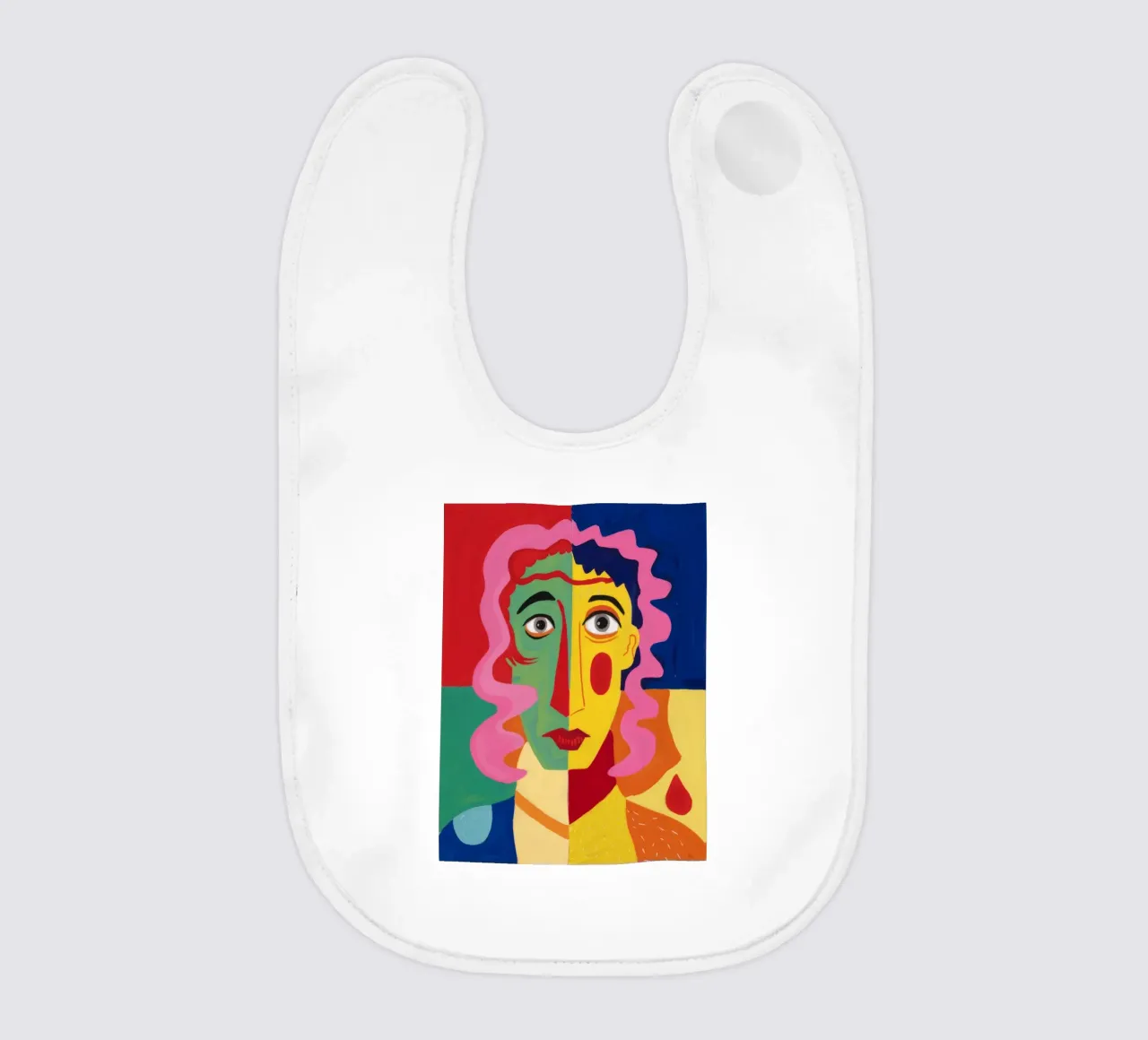 Visage Enigma cubista bavaglino da Pake Nebula