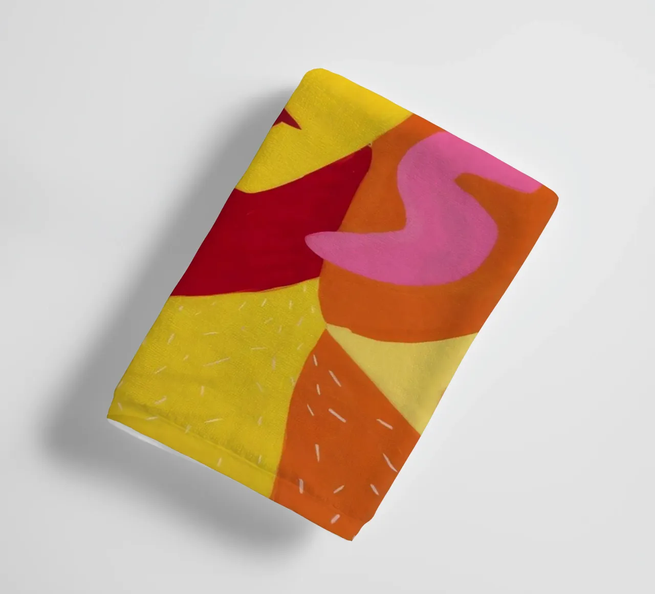 Cubist Visage Enigma towel by Pake Nebula