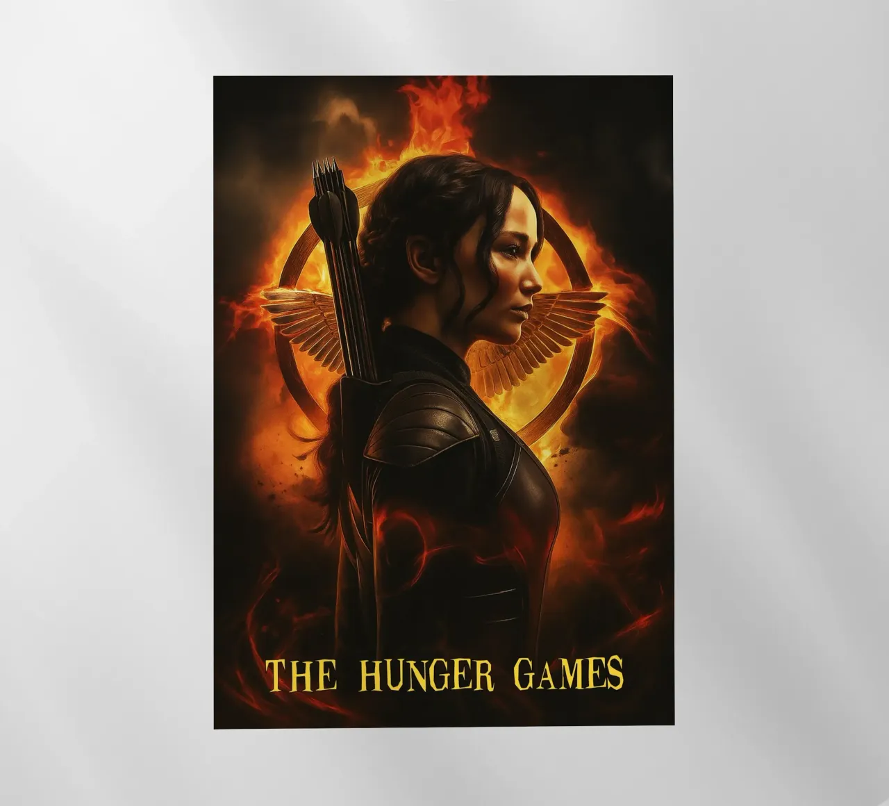 the hunger games movie art repainting pellicola backlit da inaras