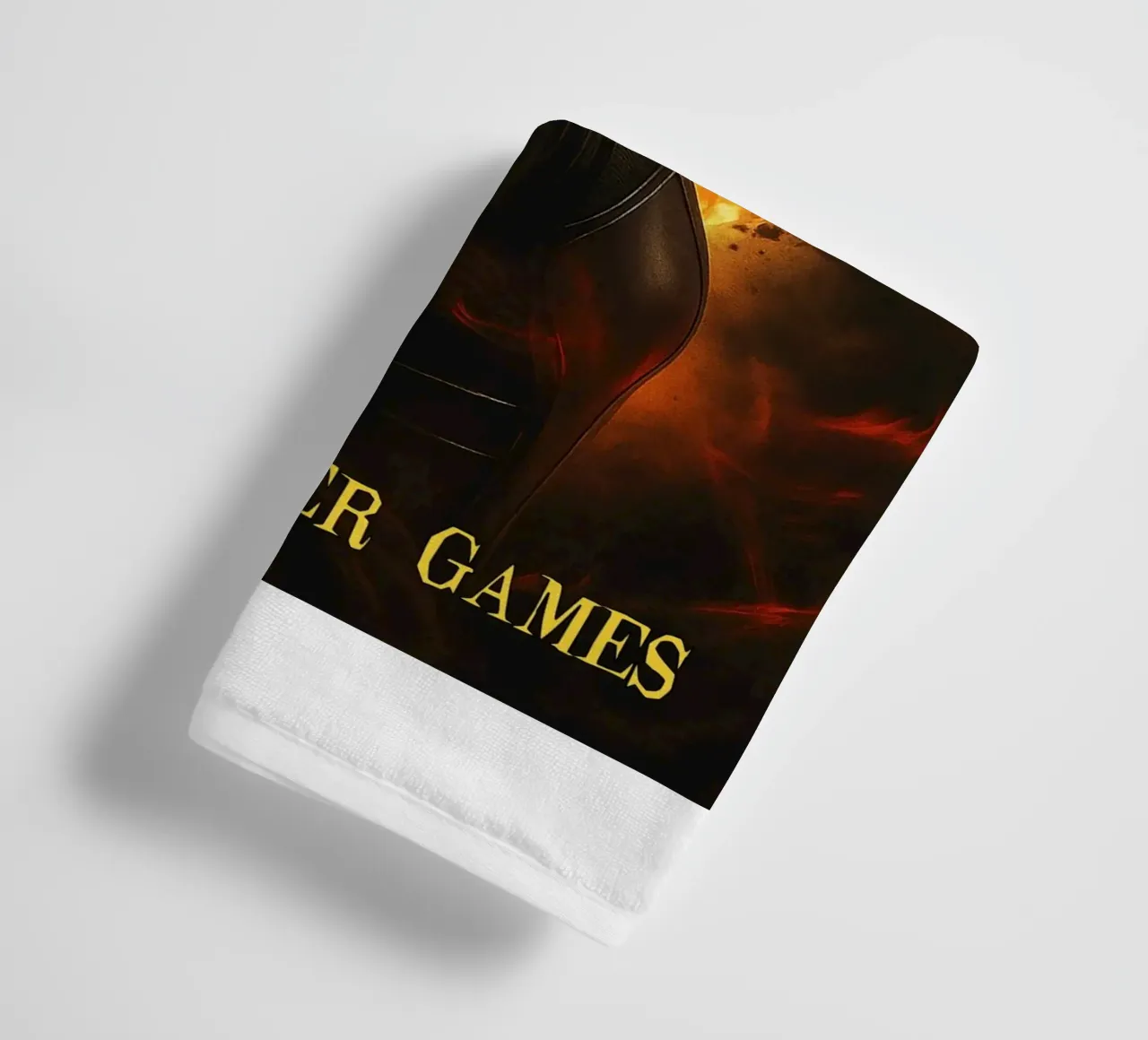 the hunger games movie art repainting asciugamano da bagno da inaras