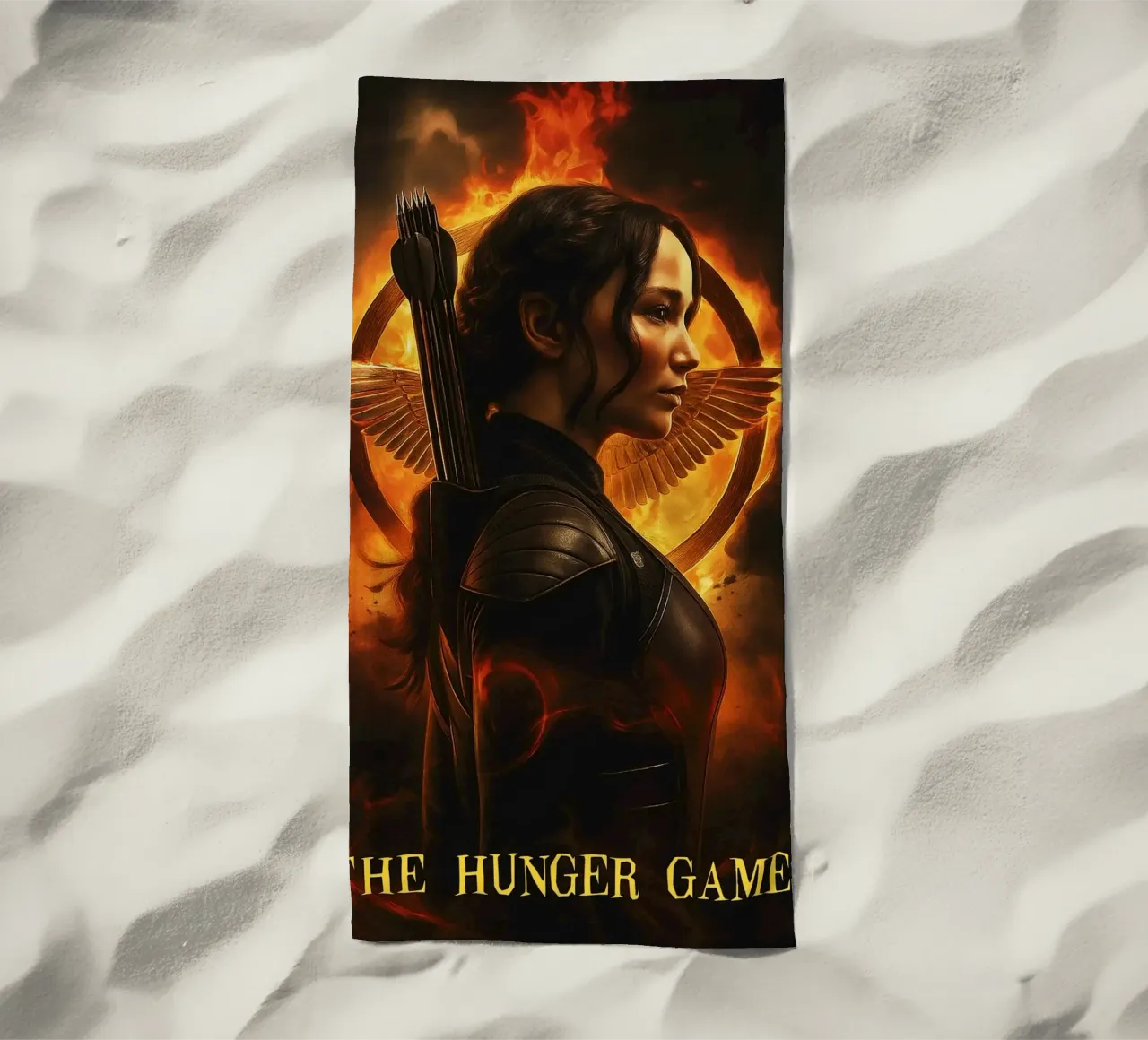 the hunger games movie art repainting telo mare da inaras