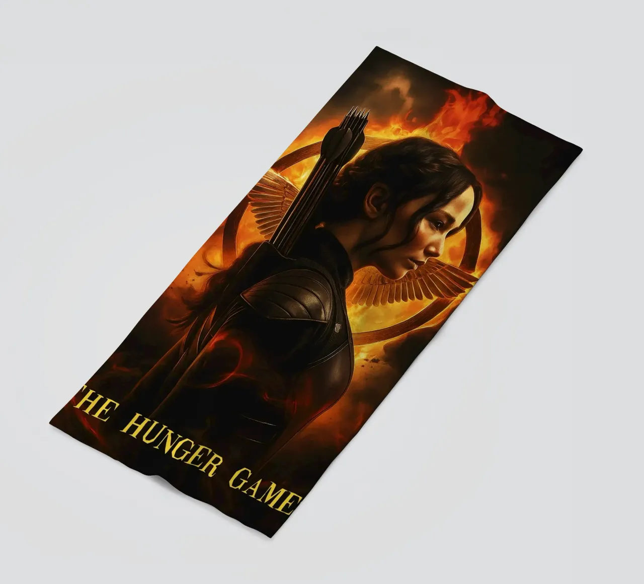 the hunger games movie art repainting telo mare da inaras