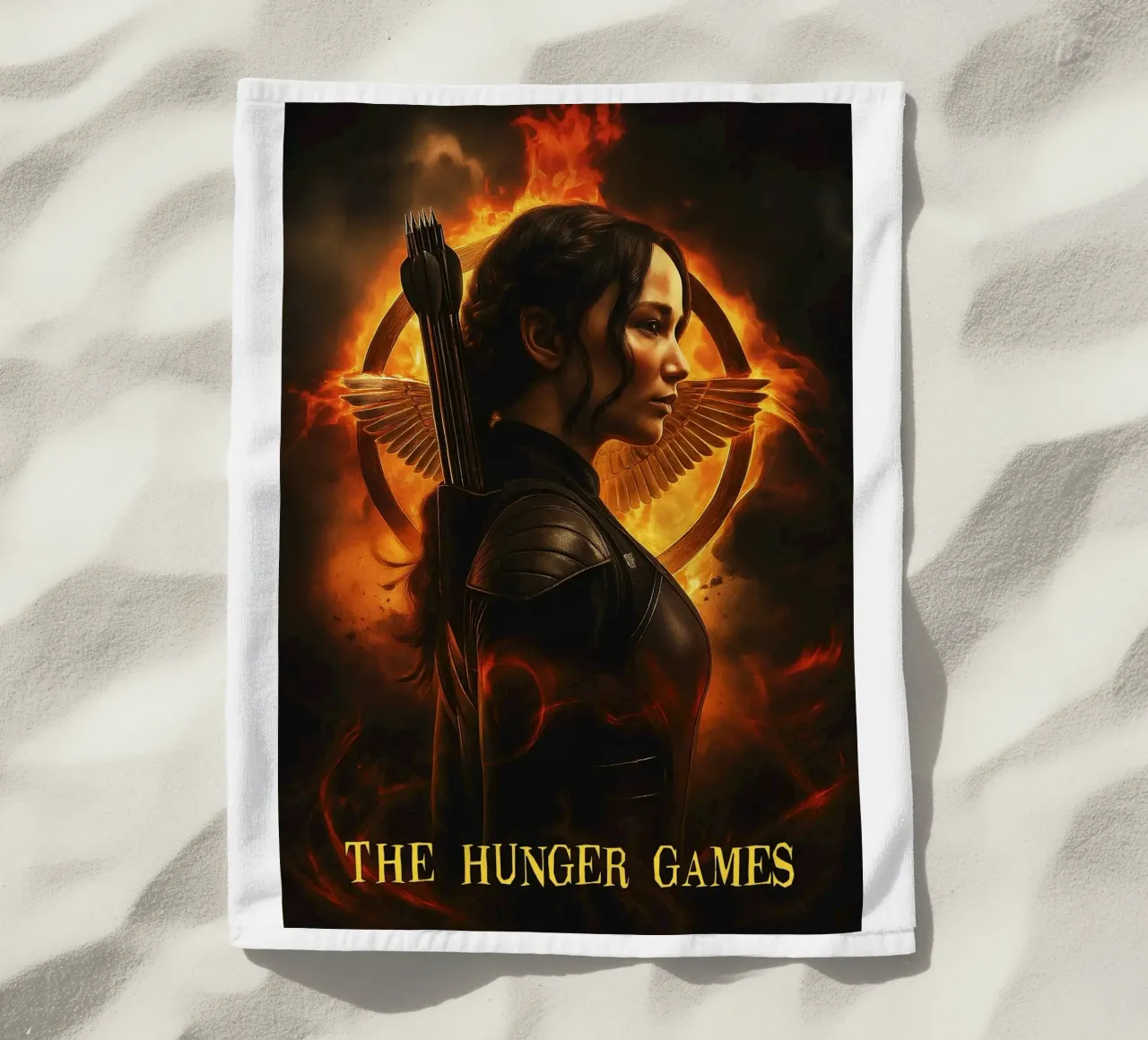 the hunger games movie art repainting telo mare da inaras