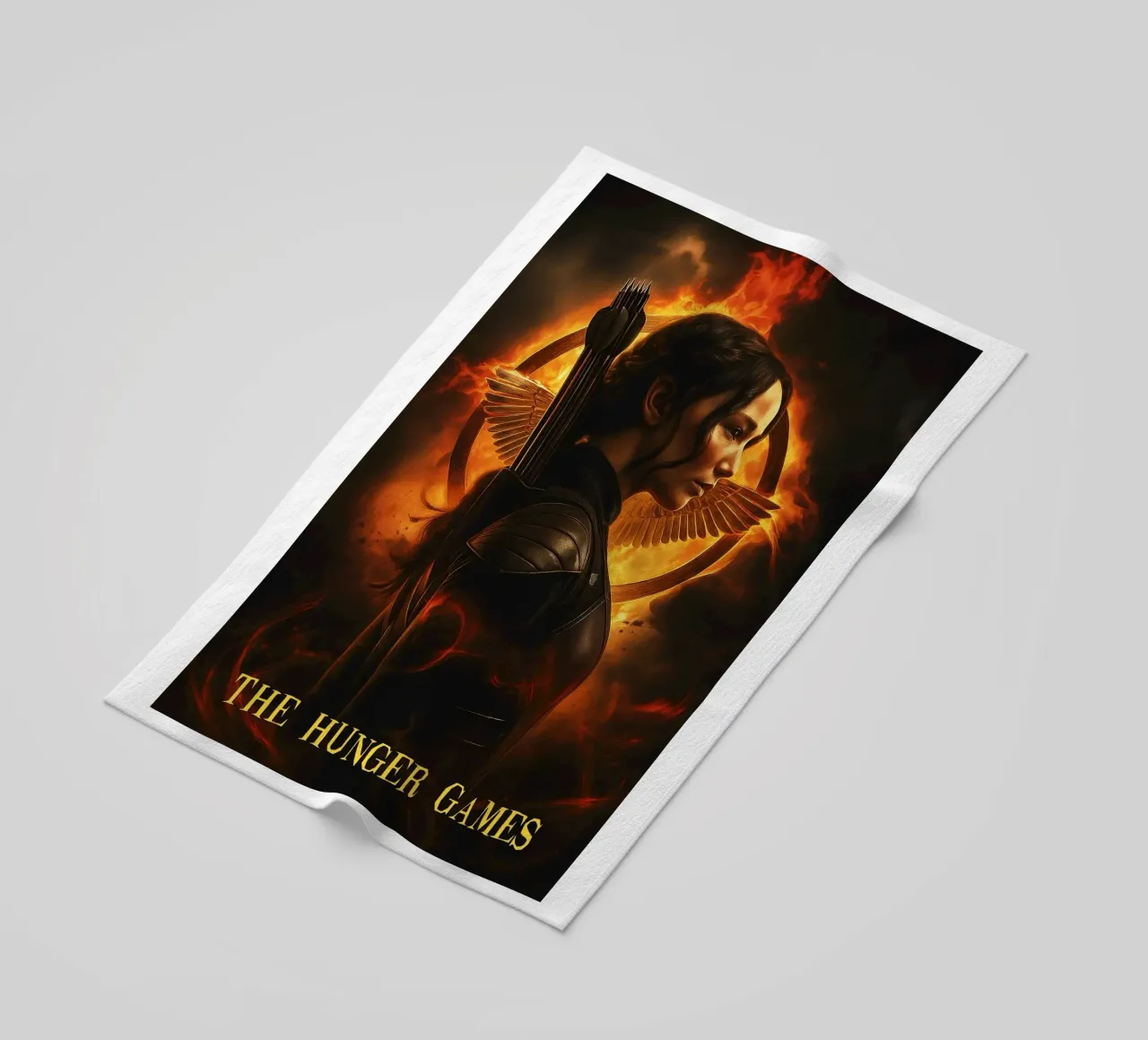 the hunger games movie art repainting telo mare da inaras