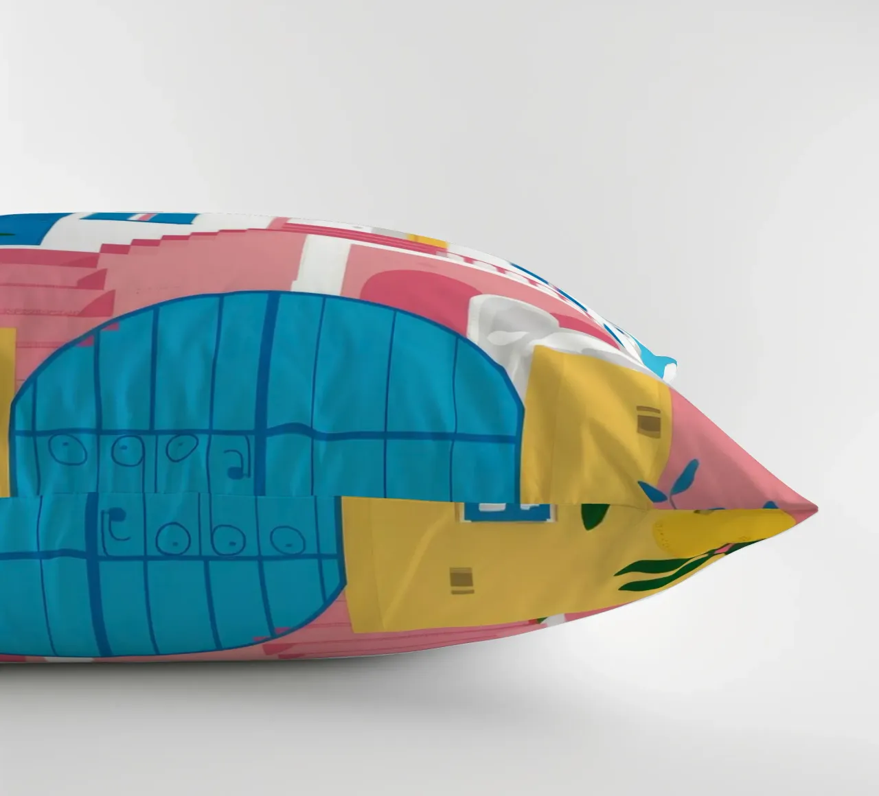 Santorini Blue Gateway cuscino da Pake Nebula